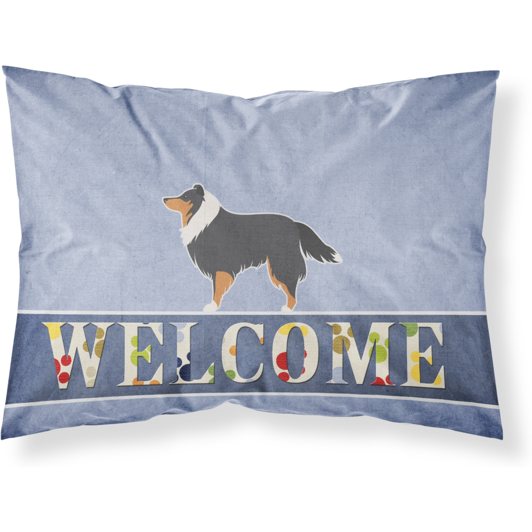 &quotCaroline's Treasures Sheltie/Shetland Sheepdog Welcome Pillowcase, Standard,"