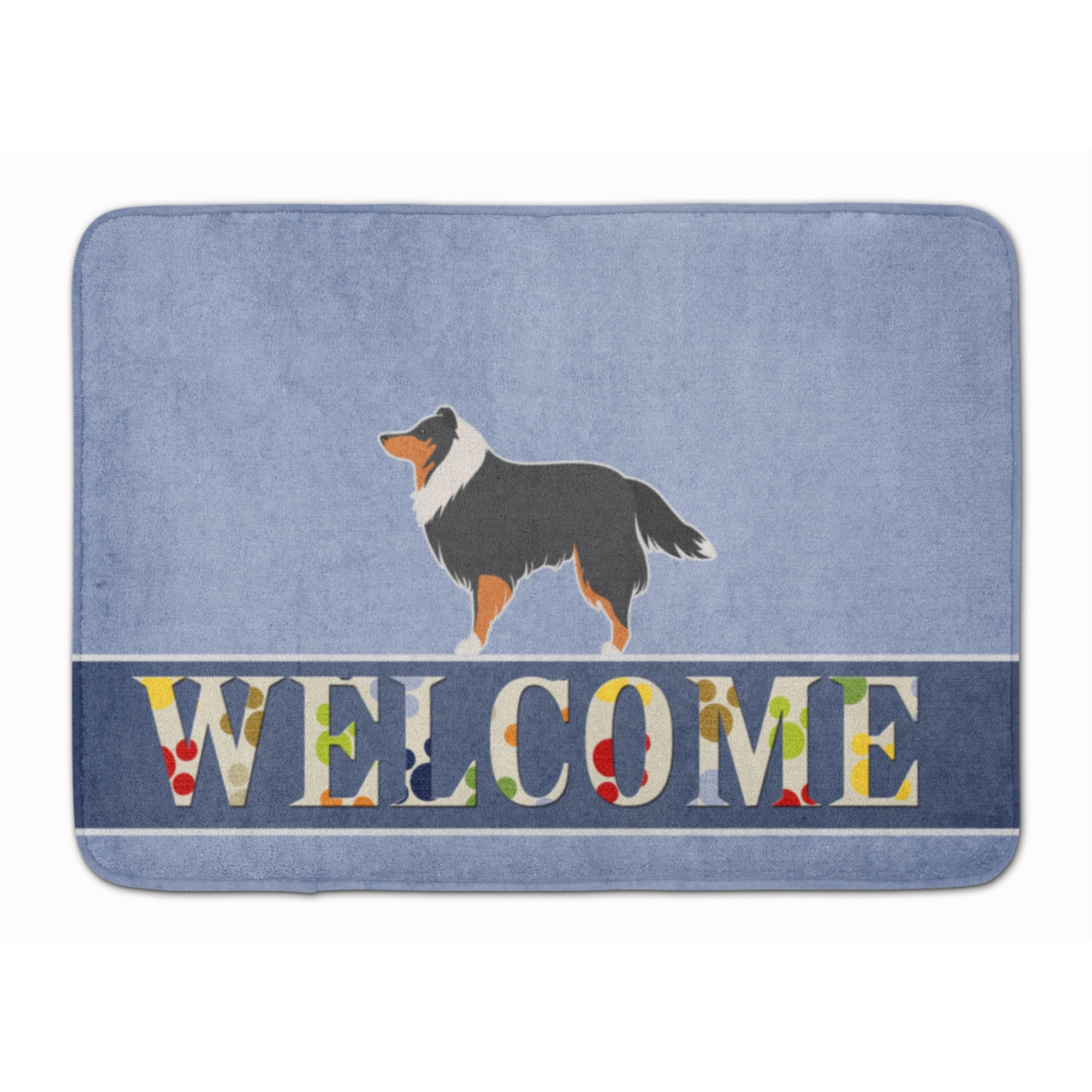 &quotCaroline's Treasures Sheltie/Shetland Sheepdog Welcome Floor Mat, 19 x 27, Multicolor"