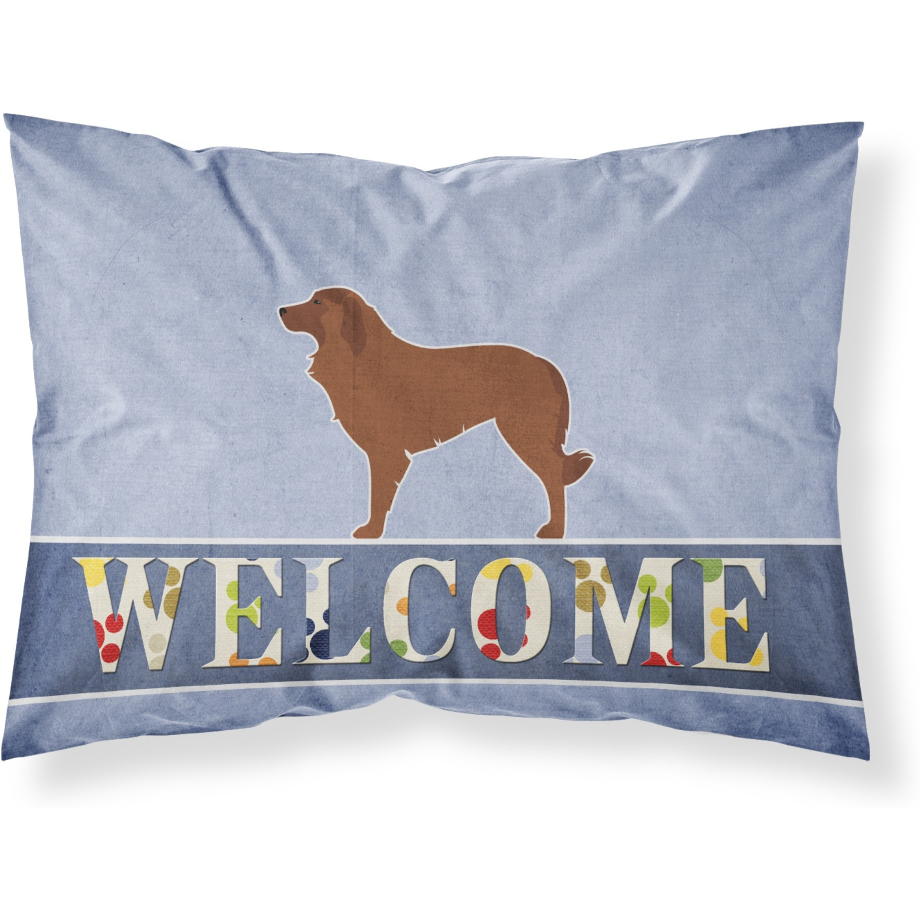 &quotCaroline's Treasures Portuguese Sheepdog Dog Welcome Pillowcase, Standard, Multicolor"
