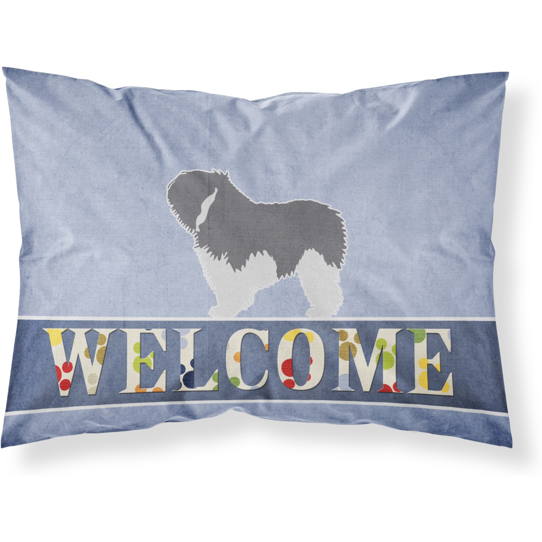 &quotCaroline's Treasures Polish Lowland Sheepdog Dog Welcome Pillowcase, Standard,"