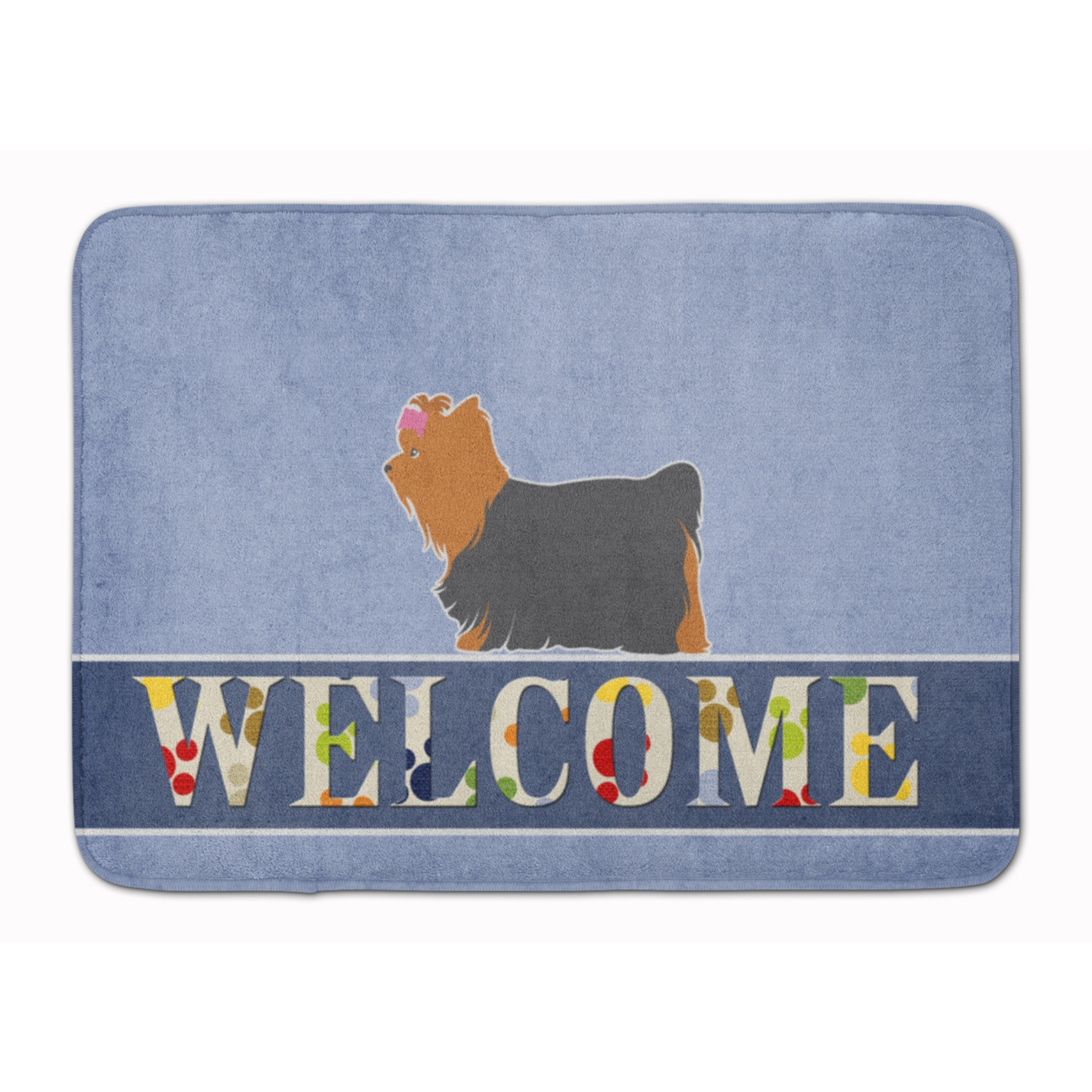 &quotCaroline's Treasures Yorkshire Terrier Yorkie Welcome Floor Mat, 19 x 27, Multicolor"