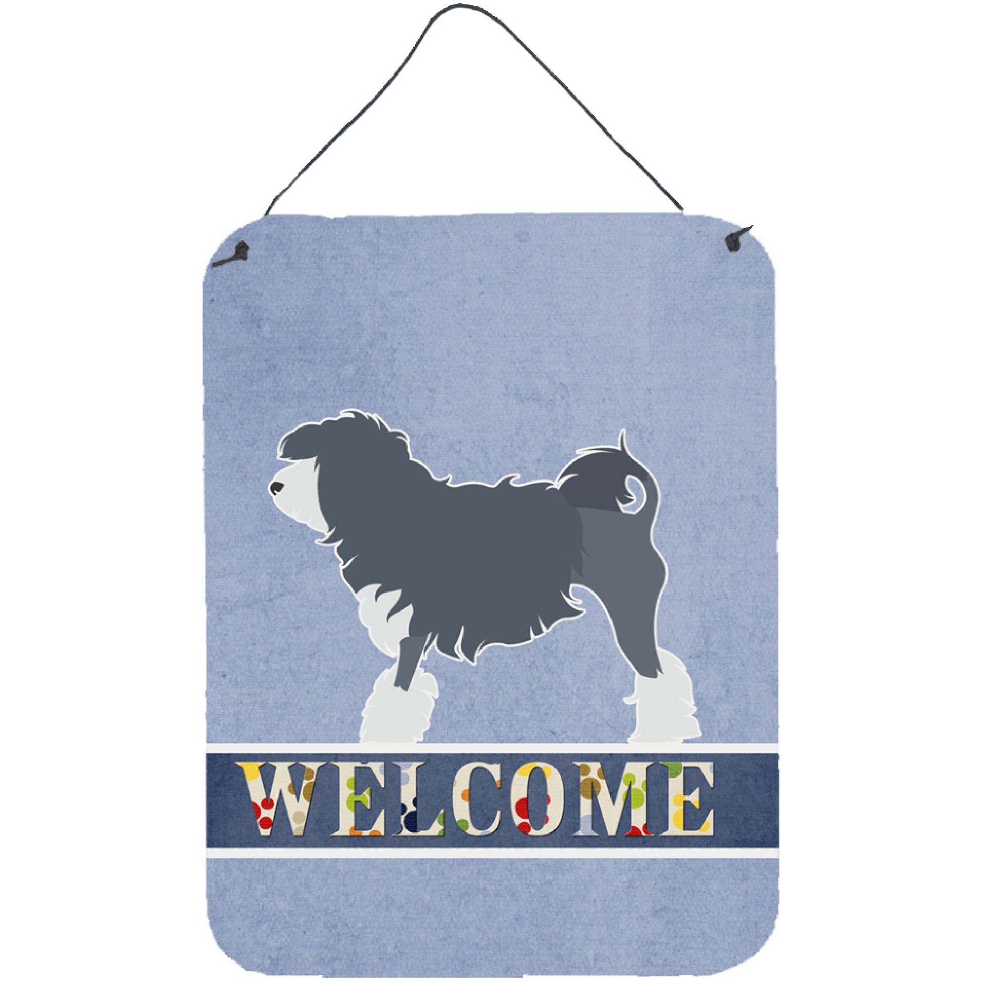 &quotCaroline's Treasures Lowchen Welcome Metal Print, 16 x 12, Multicolor"