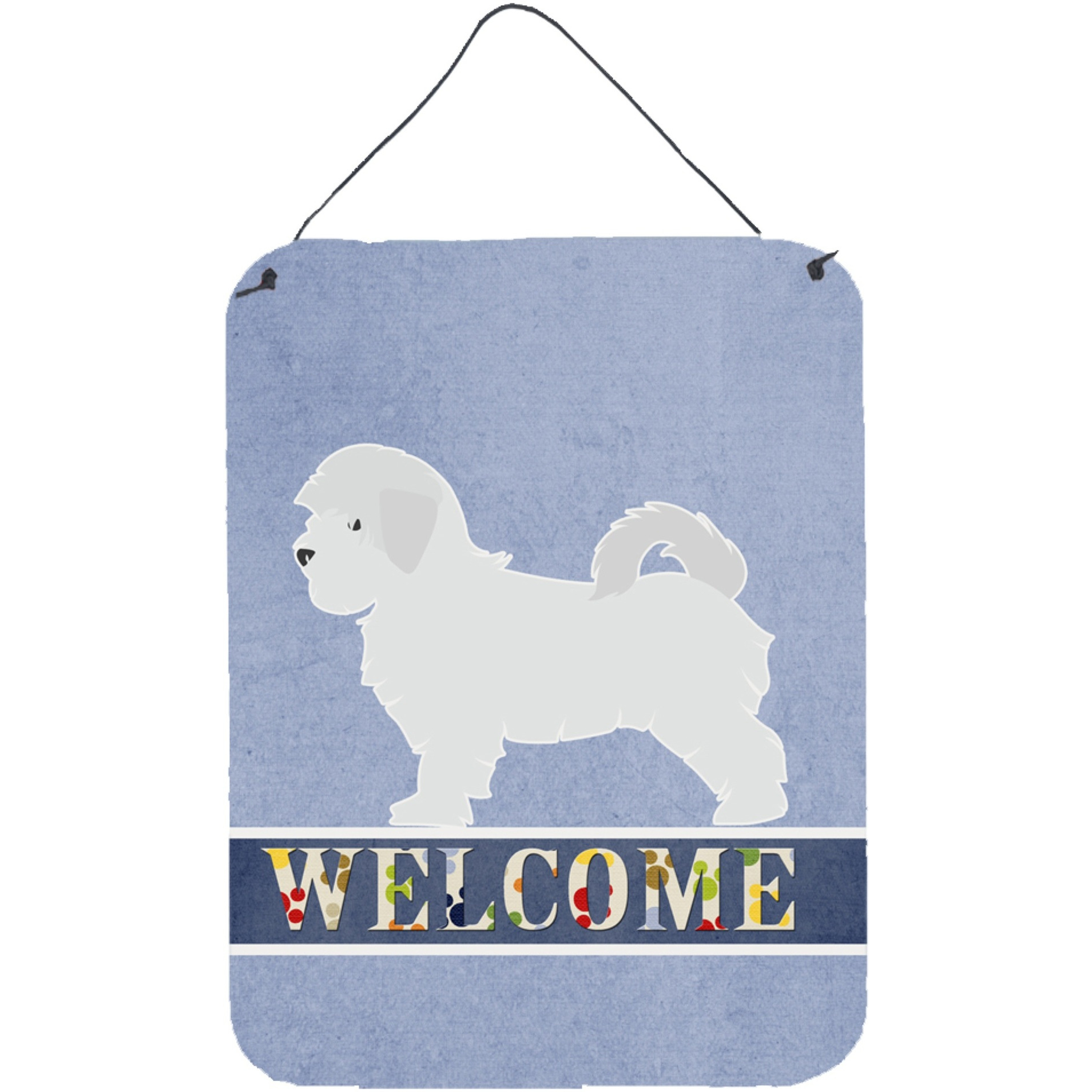 &quotCaroline's Treasures Maltese Welcome Metal Print, 16 x 12, Multicolor"