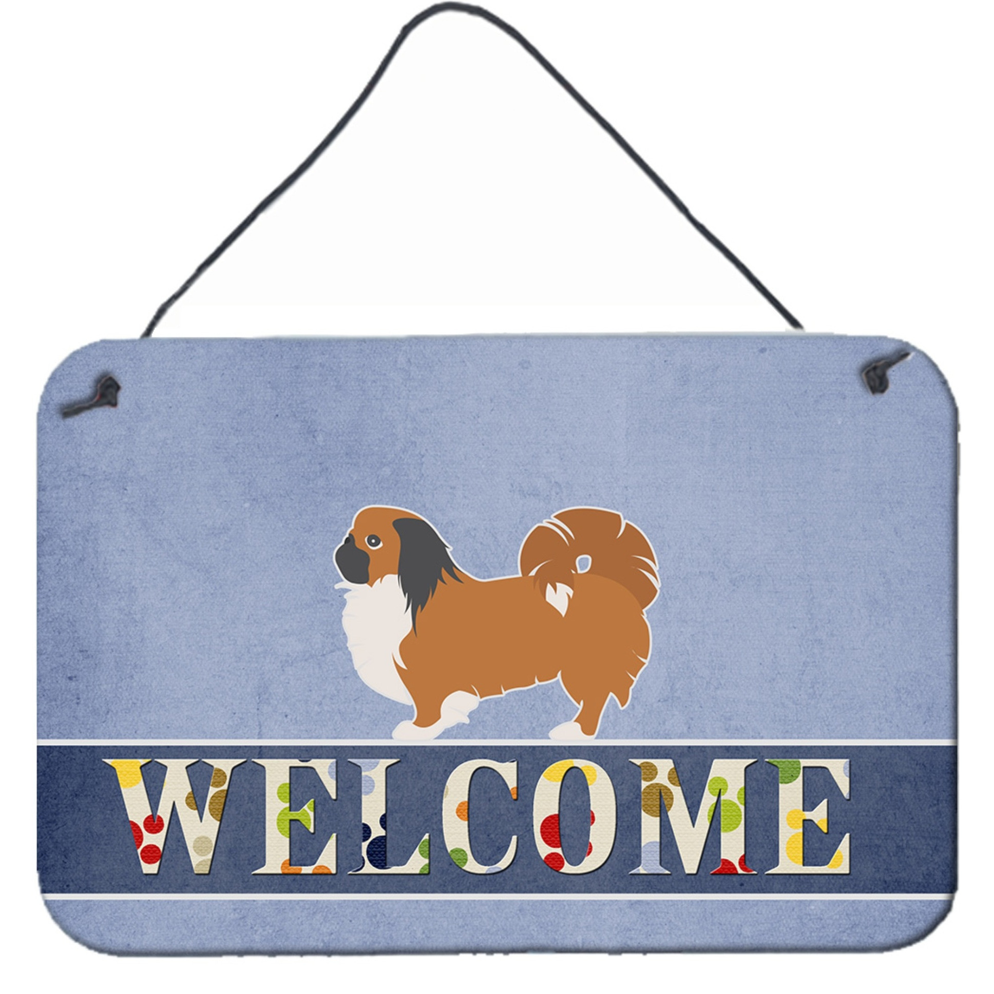 &quotCaroline's Treasures Pekingese Welcome Metal Print, 8 x 12"