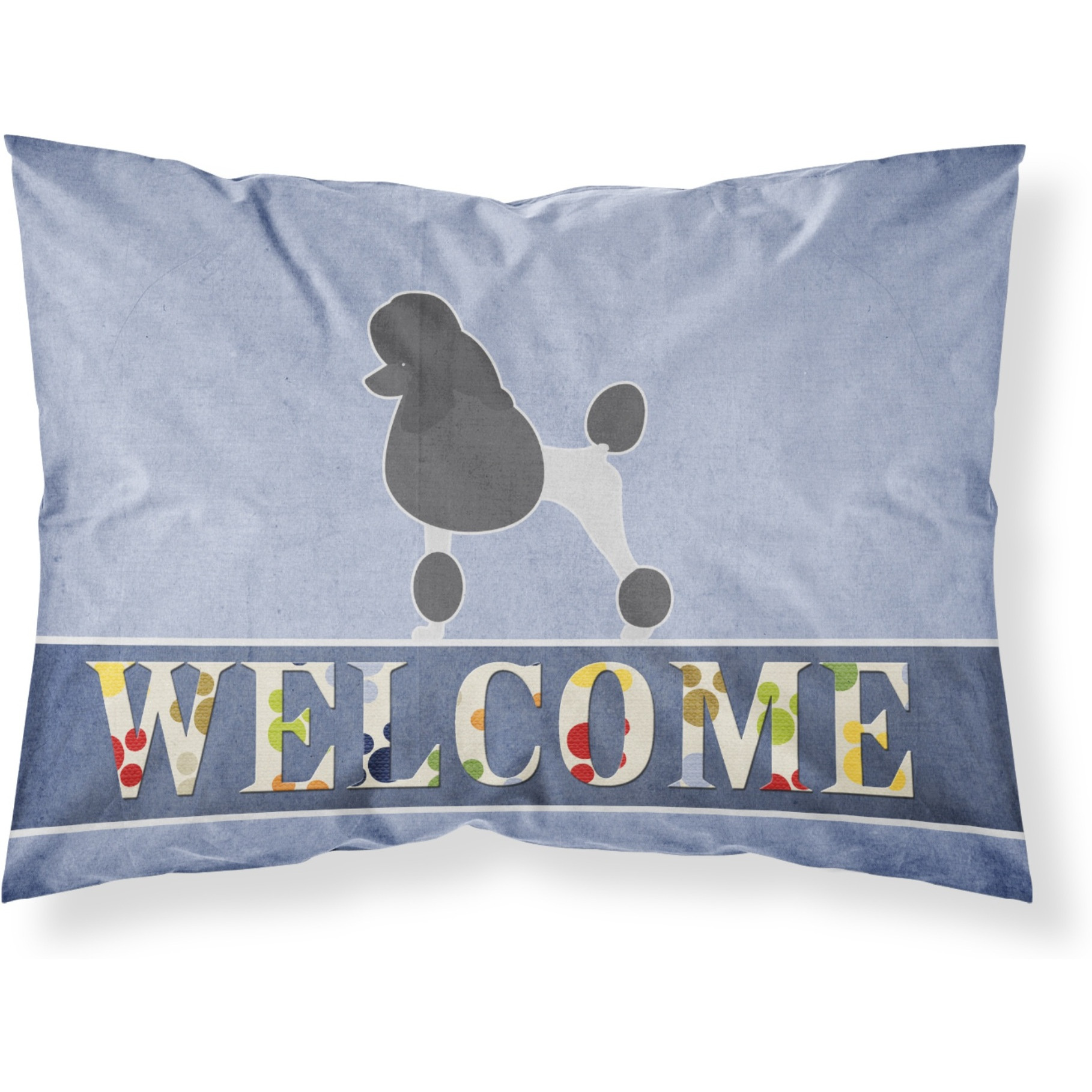 &quotCaroline's Treasures Poodle Welcome Pillowcase, Standard,"