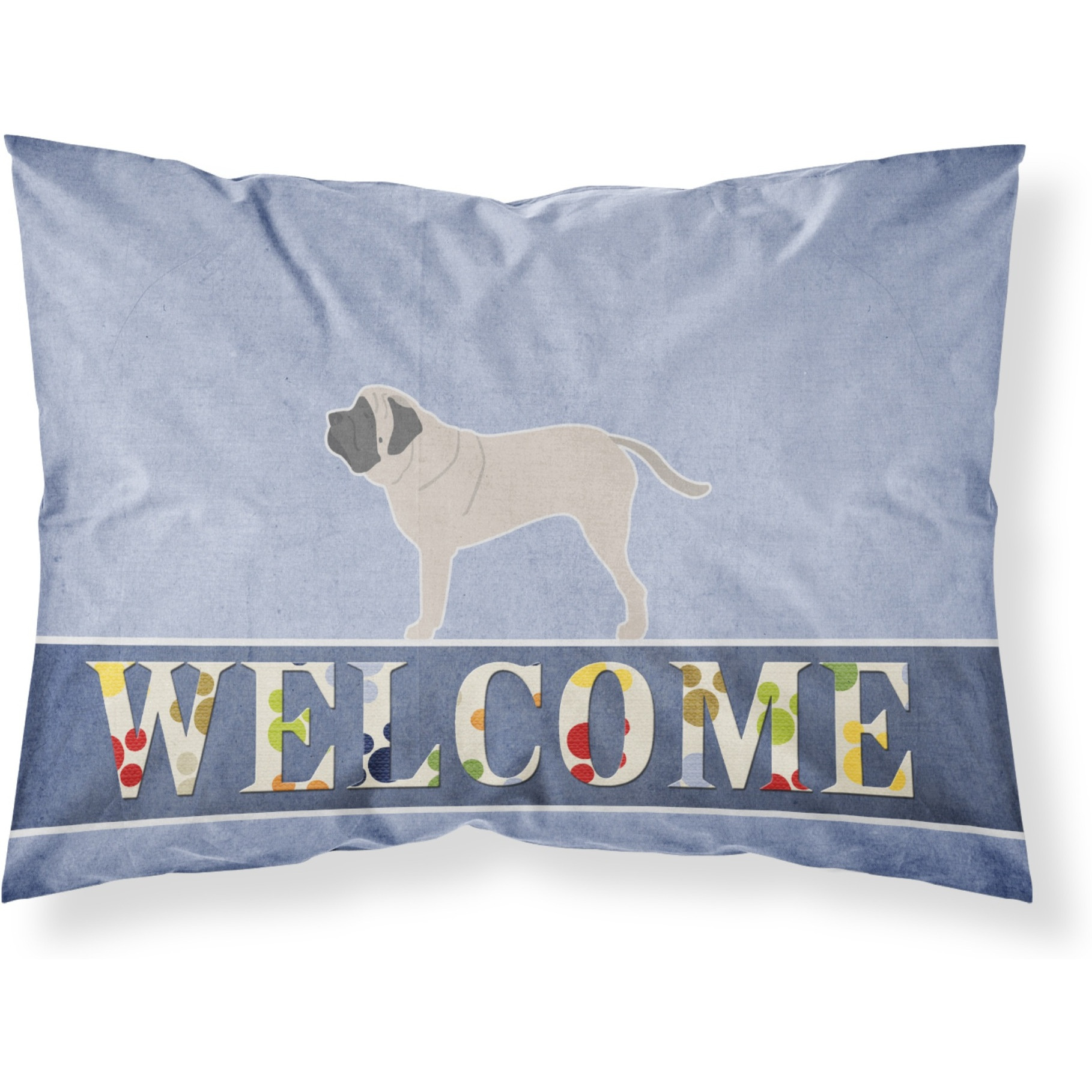 &quotCaroline's Treasures English Mastiff Welcome Pillowcase, Standard,"