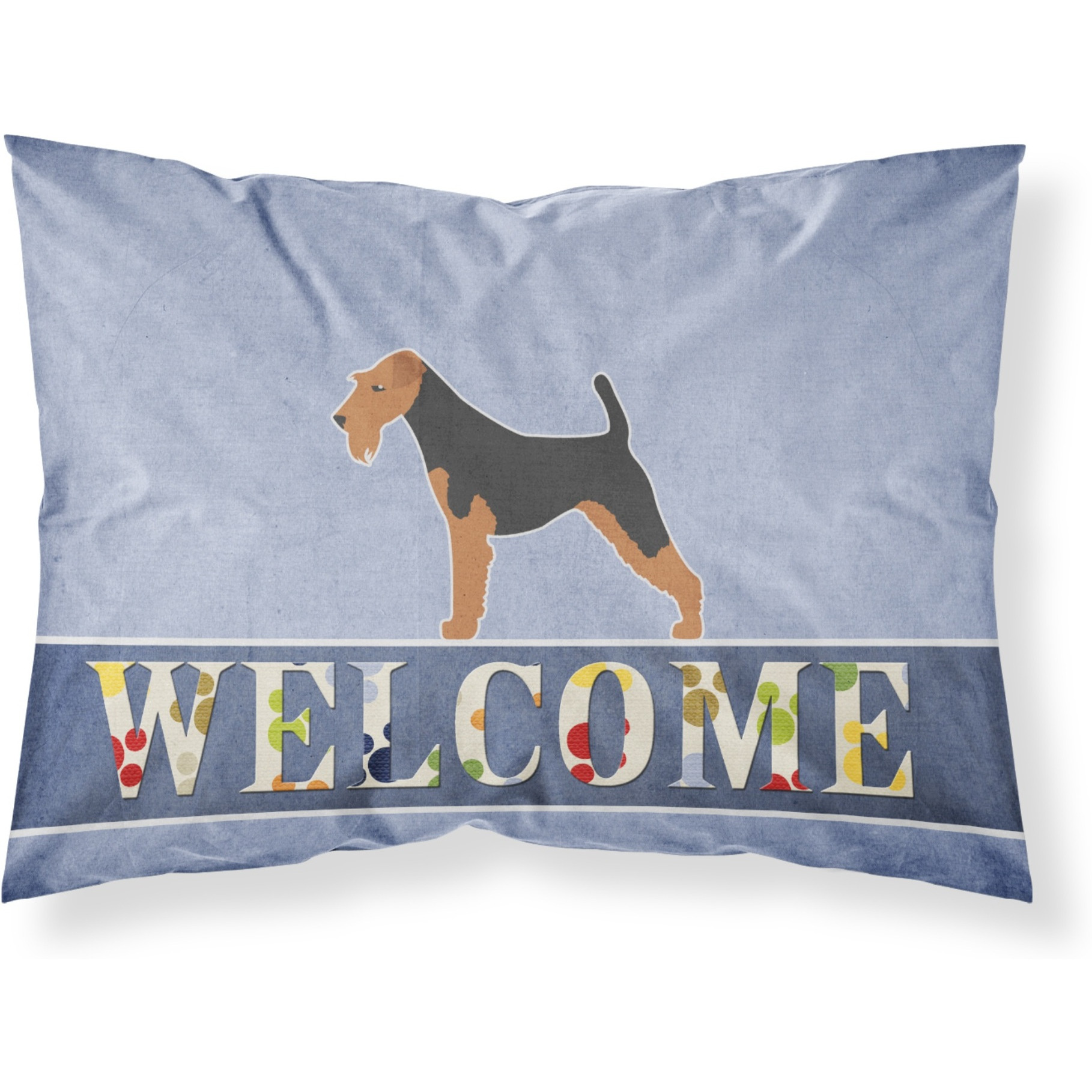 &quotCaroline's Treasures Airedale Terrier Welcome Pillowcase, Standard,"