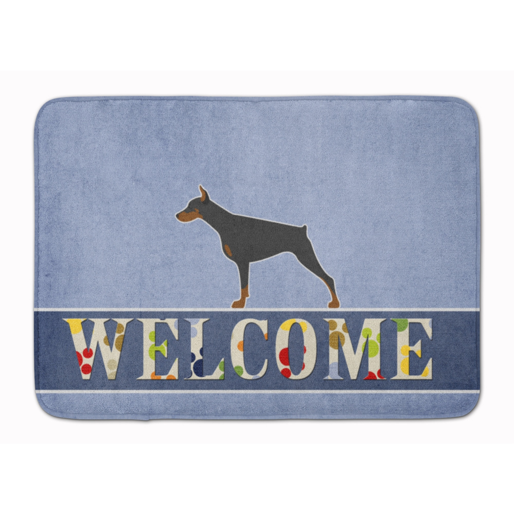 &quotCaroline's Treasures Doberman Pinscher Welcome Floor Mat, 19 x 27, Multicolor"