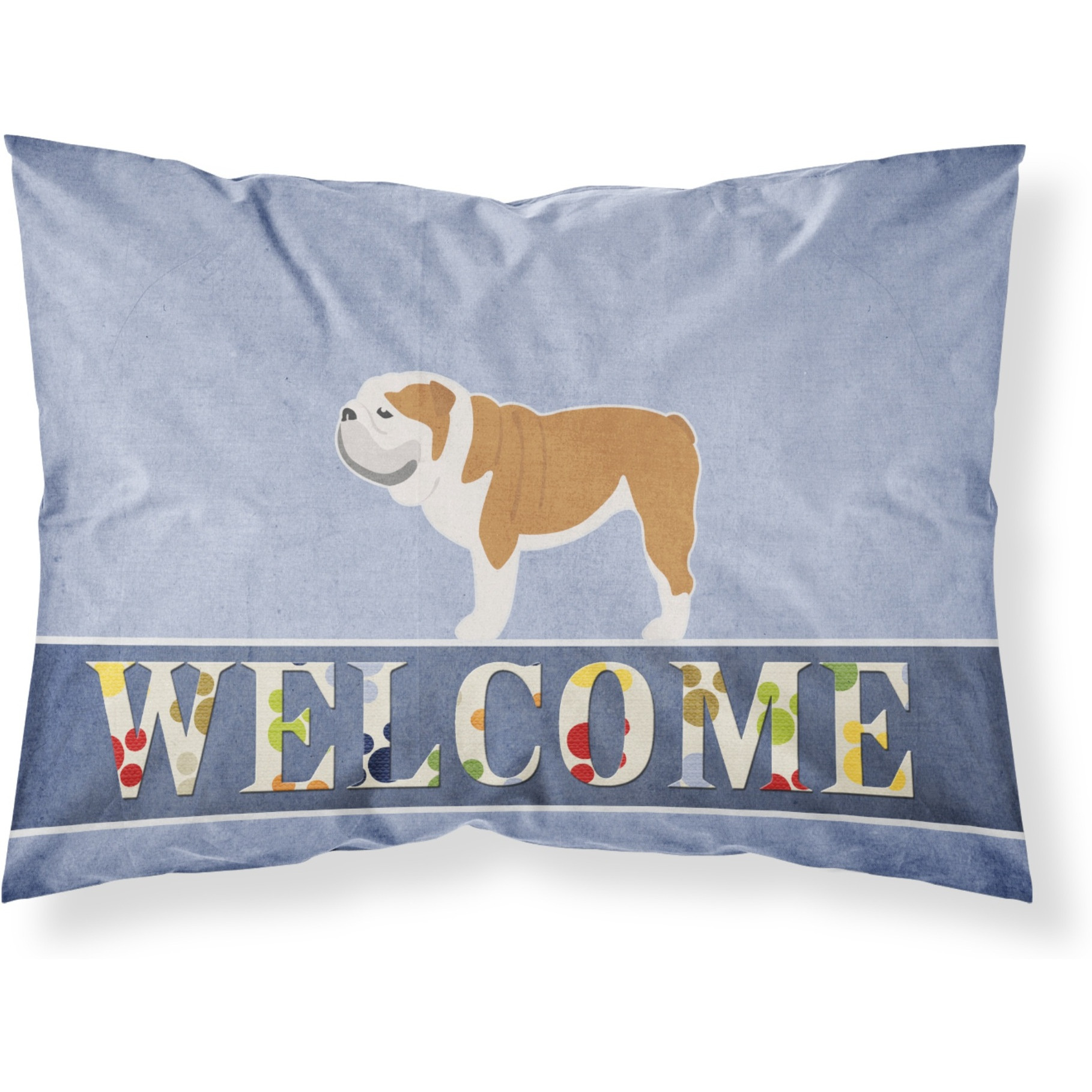 &quotCaroline's Treasures English Bulldog Welcome Pillowcase, Standard,"