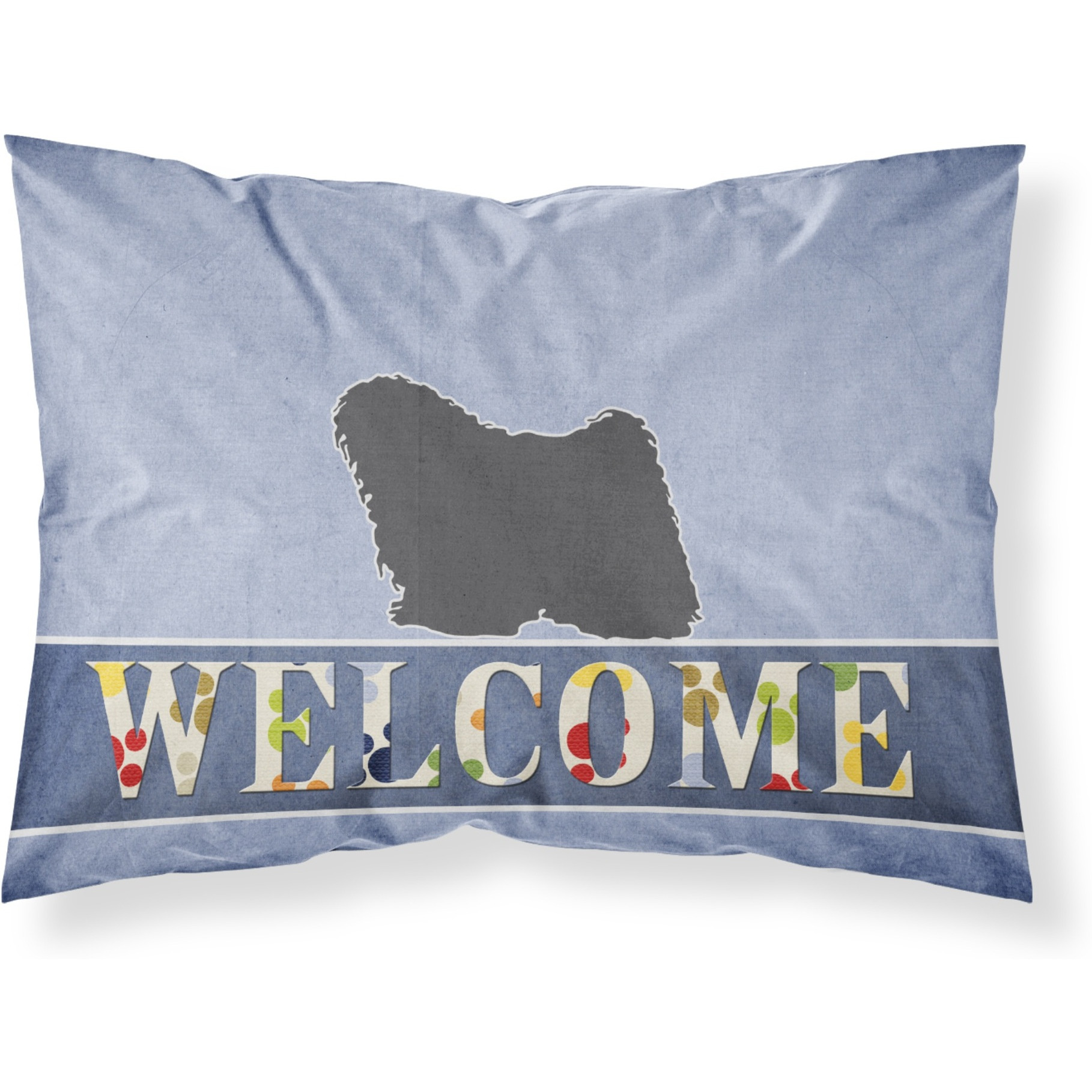 &quotCaroline's Treasures Puli Welcome Pillowcase, Standard,"