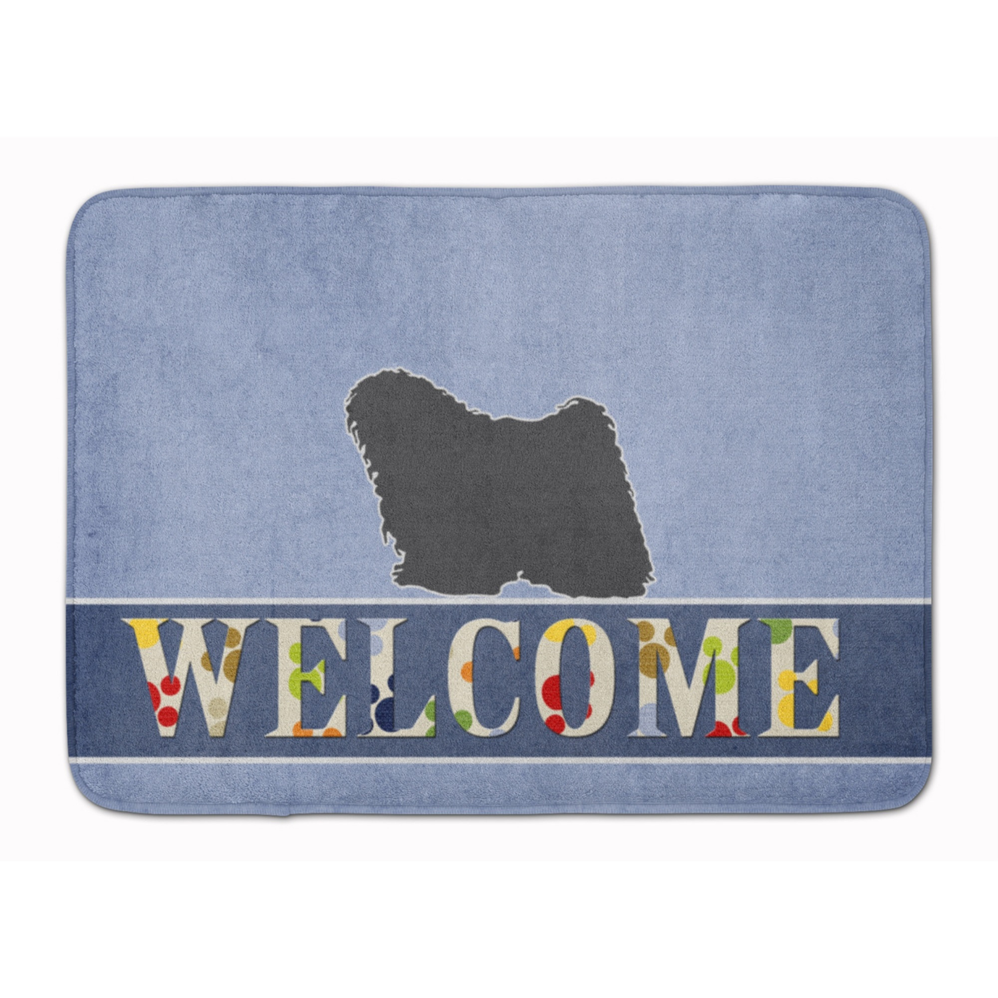 &quotCaroline's Treasures Puli Welcome Floor Mat, 19 x 27, Multicolor"