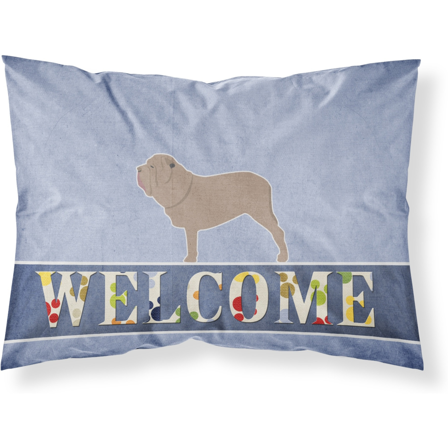 &quotCaroline's Treasures Neapolitan Mastiff Welcome Pillowcase, Standard,"