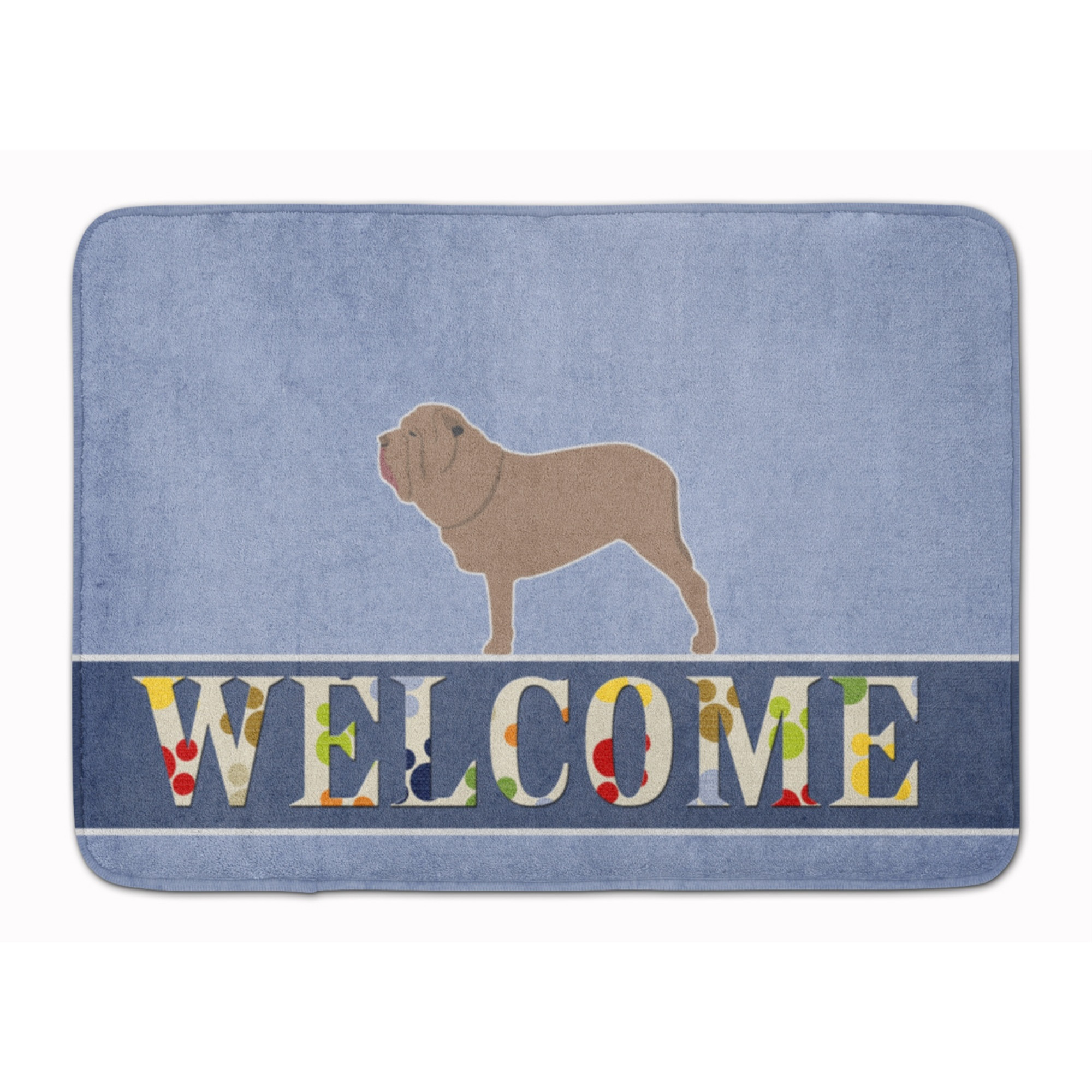 &quotCaroline's Treasures Neapolitan Mastiff Welcome Floor Mat, 19 x 27, Multicolor"