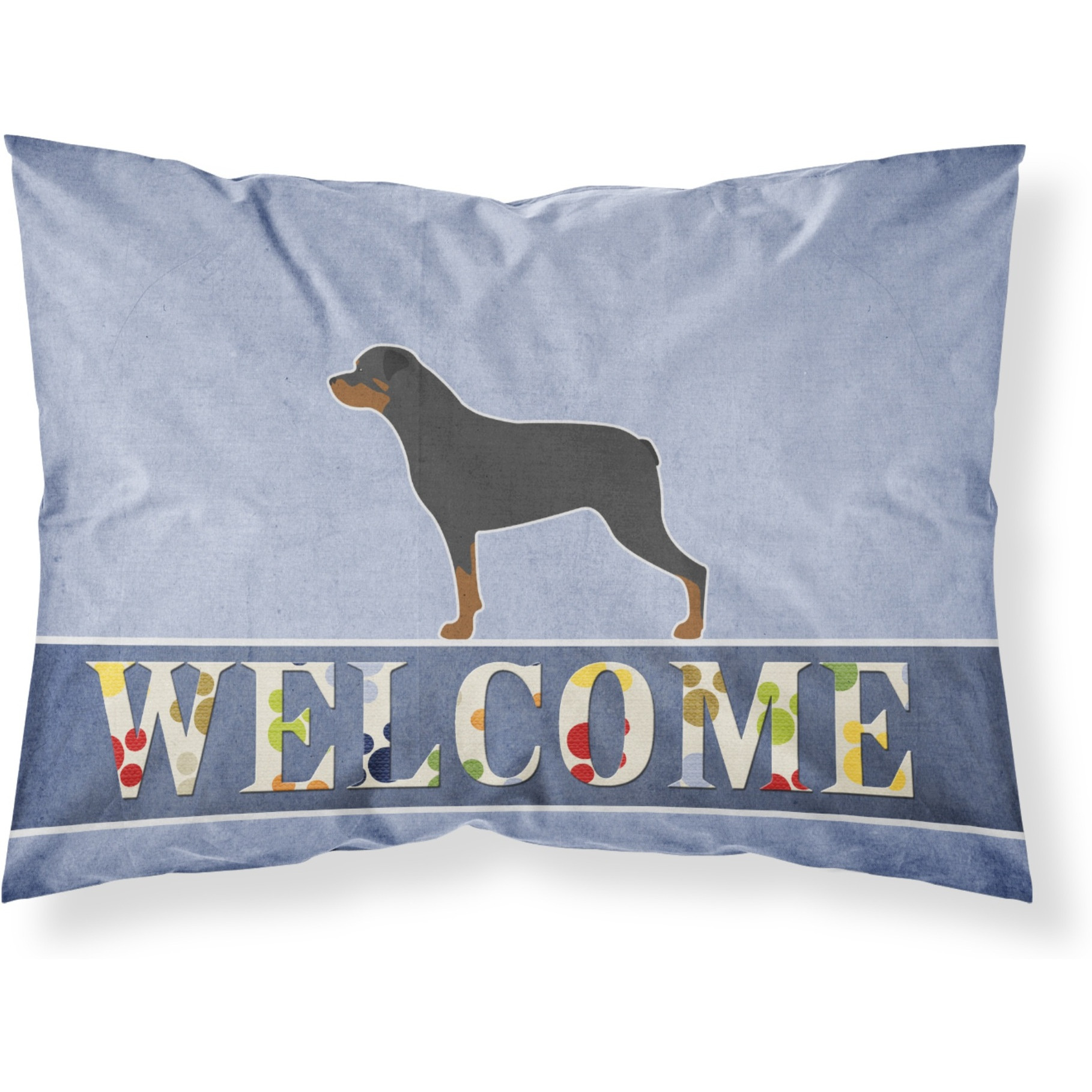 &quotCaroline's Treasures Rottweiler Welcome Pillowcase, Standard,"
