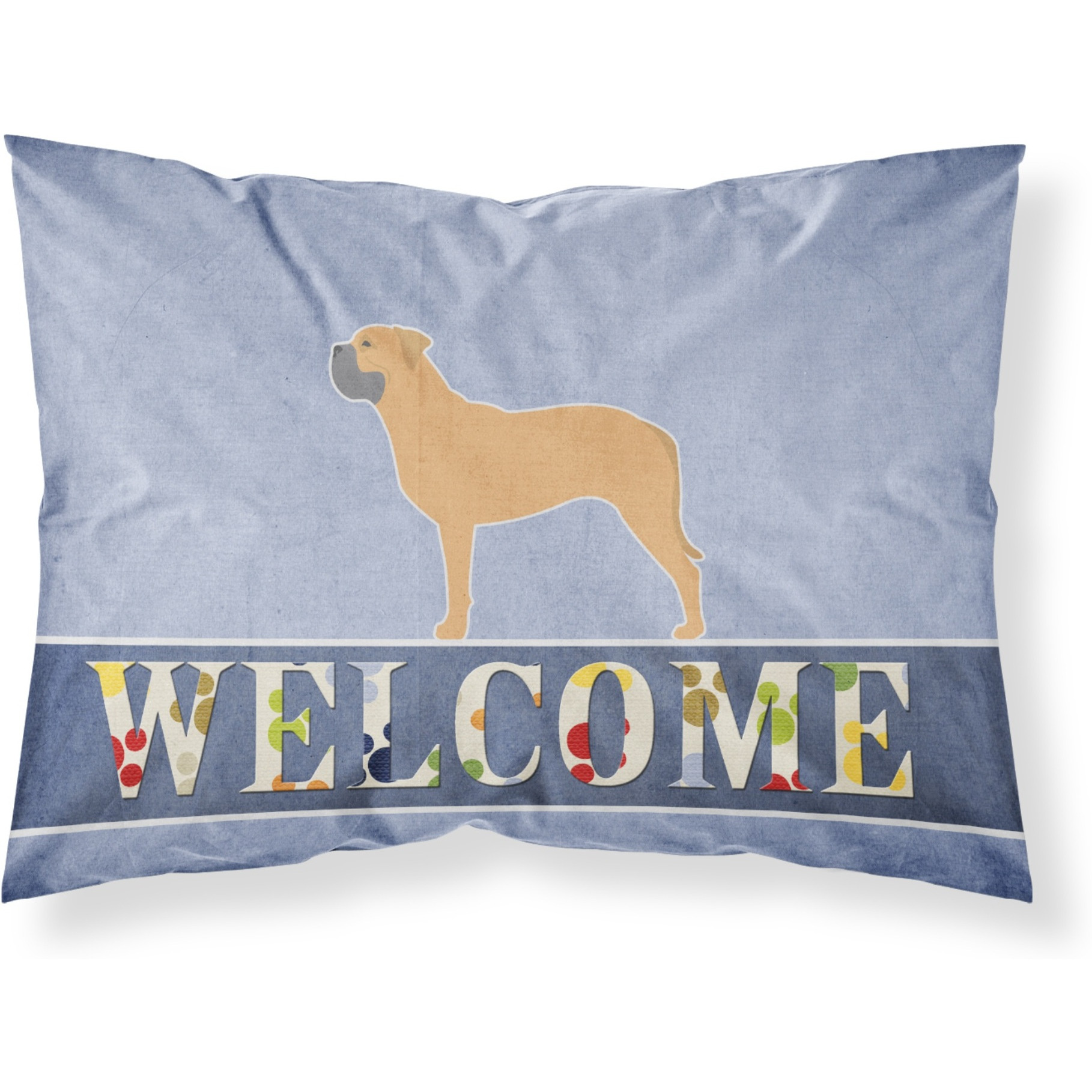 &quotCaroline's Treasures Welcome Bullmastiff Pillowcase, Standard"