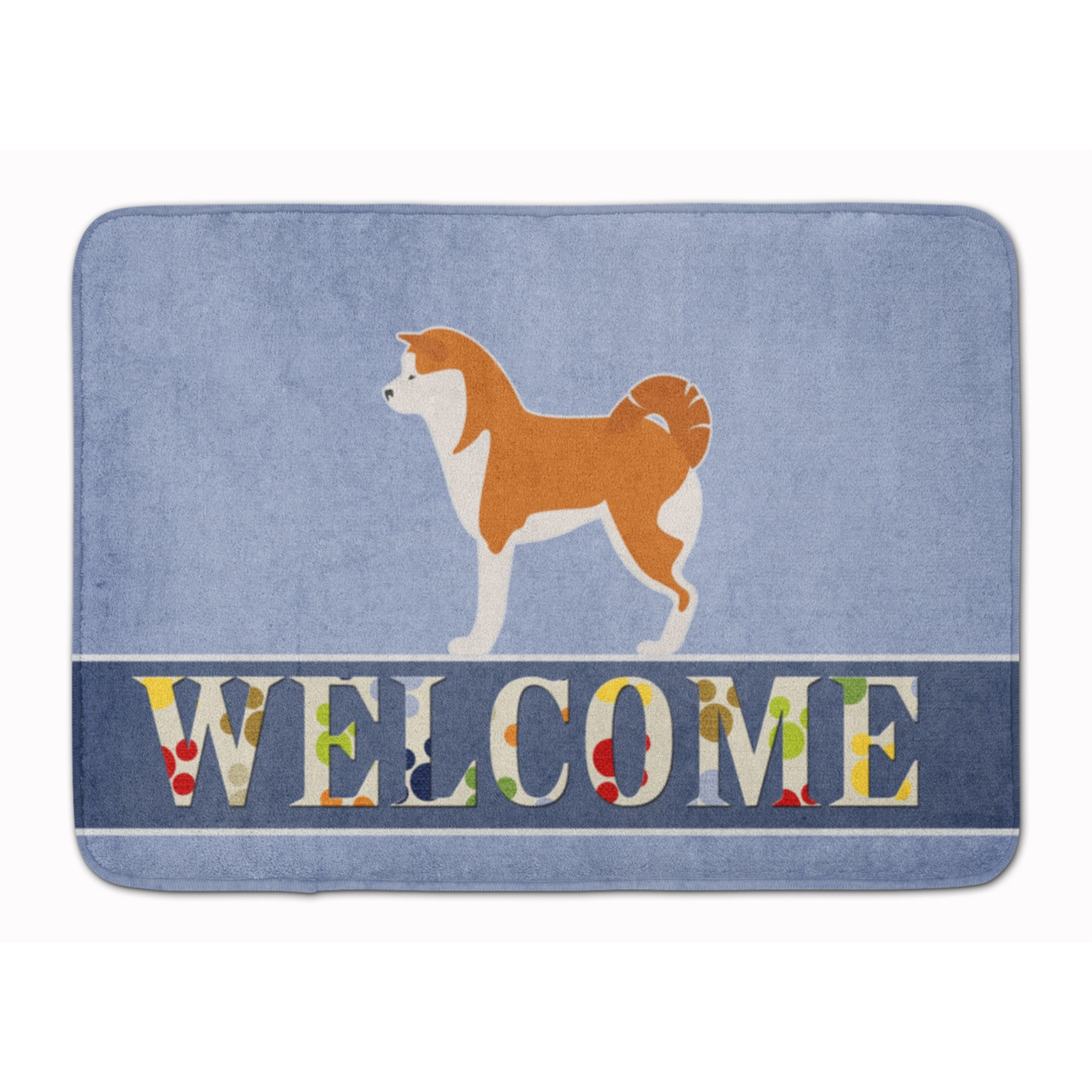 &quotCaroline's Treasures Akita Welcome Floor Mat, 19 x 27, Multicolor"