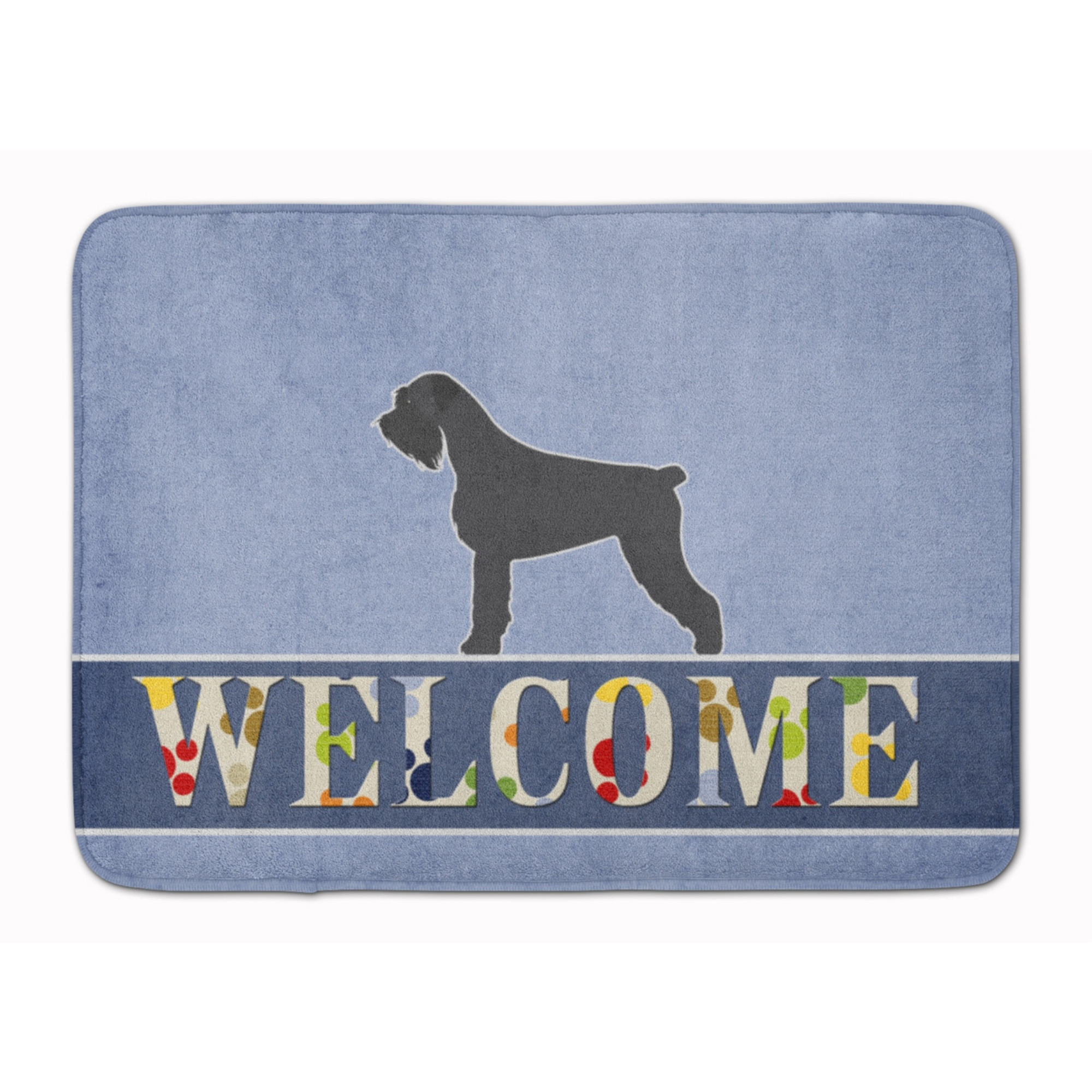 &quotCaroline's Treasures Giant Schnauzer Welcome Floor Mat, 19 x 27, Multicolor"