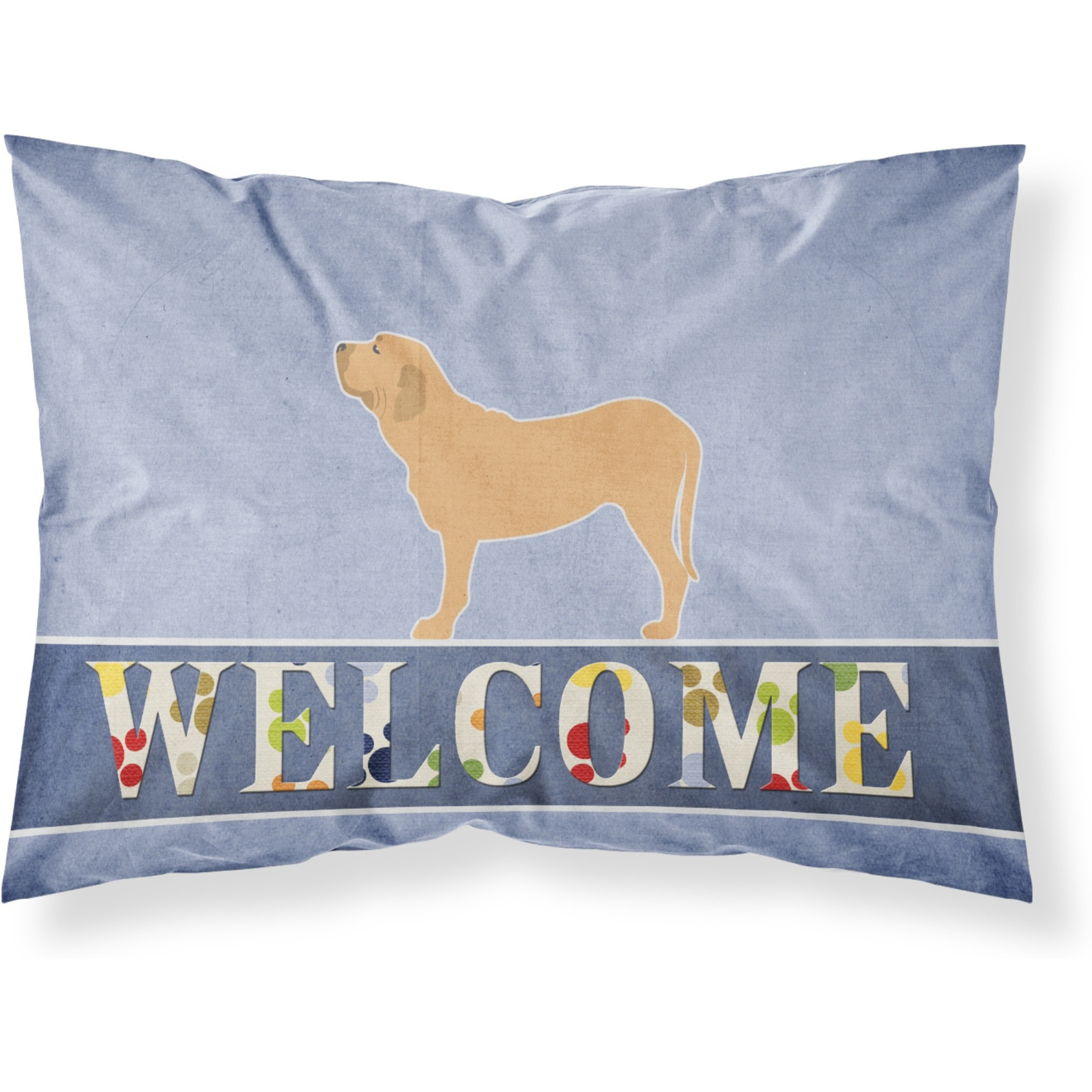 &quotCaroline's Treasures Fila Brasileiro Welcome Pillowcase, Standard,"