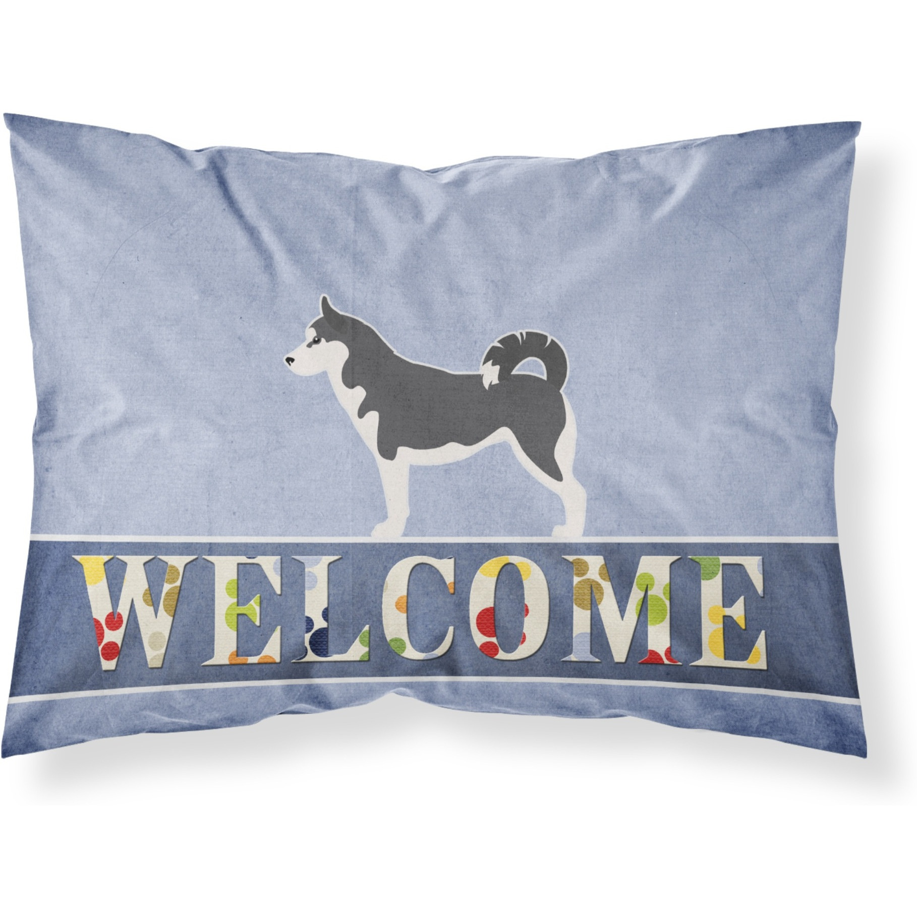 &quotCaroline's Treasures Siberian Husky Welcome Pillowcase, Standard,"