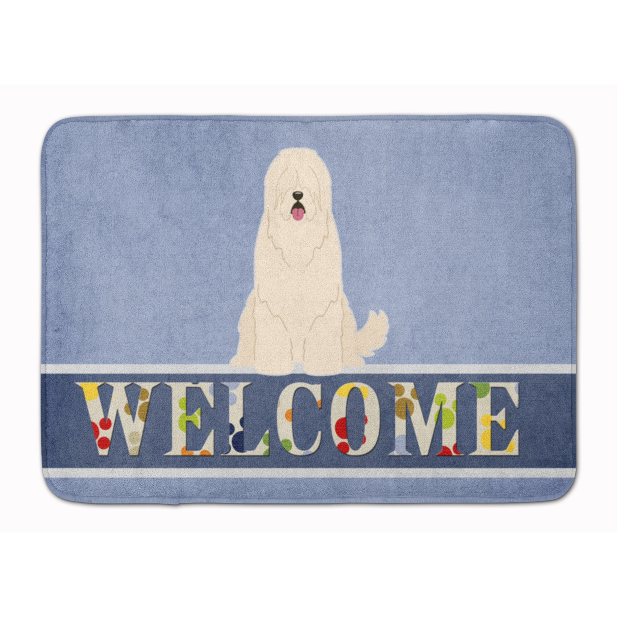&quotCaroline's Treasures South Russian Sheepdog Welcome Floor Mat, 19 x 27, Multicolor"