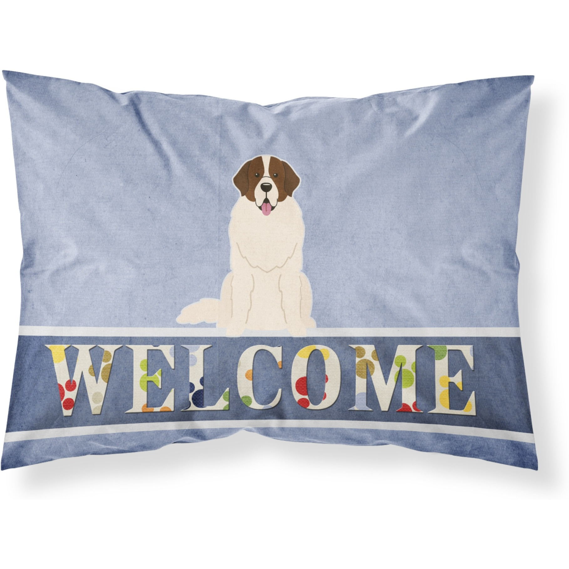 &quotCaroline's Treasures Moscow Watchdog Welcome Pillowcase, Standard,"
