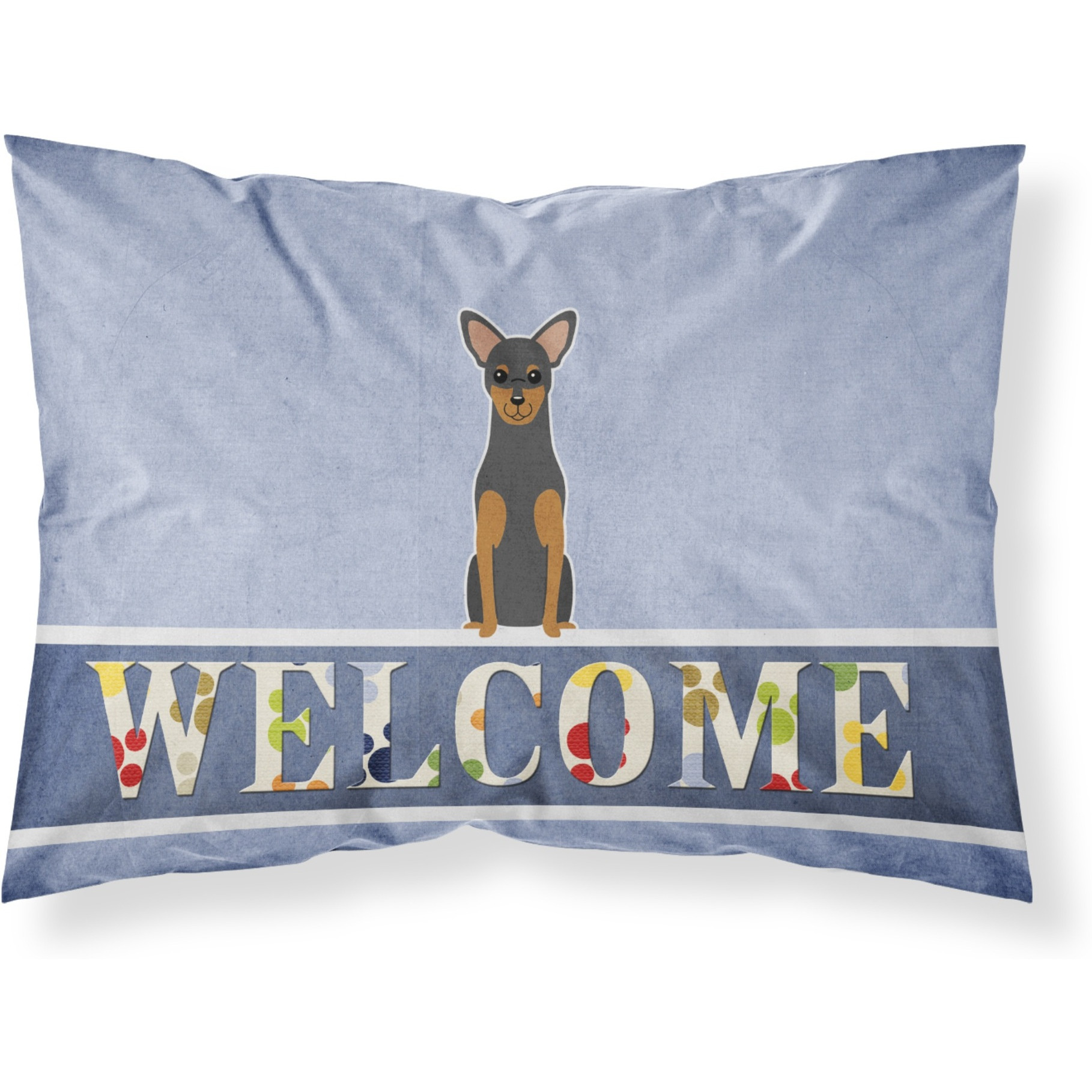 &quotCaroline's Treasures Manchester Terrier Welcome Pillowcase, Standard,"