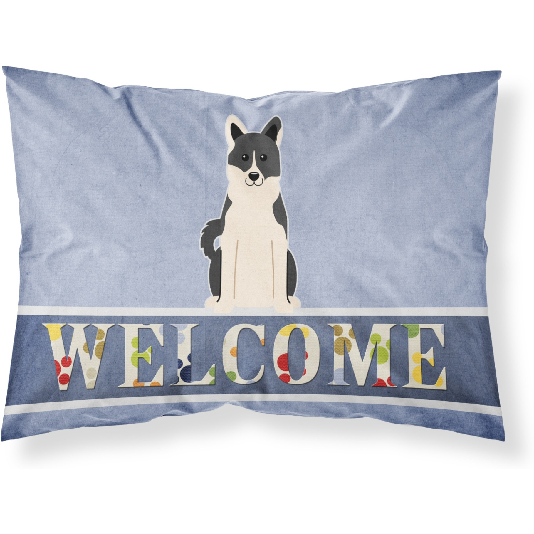 &quotCaroline's Treasures Russo-European Laika Spitz Welcome Pillowcase, Standard,"