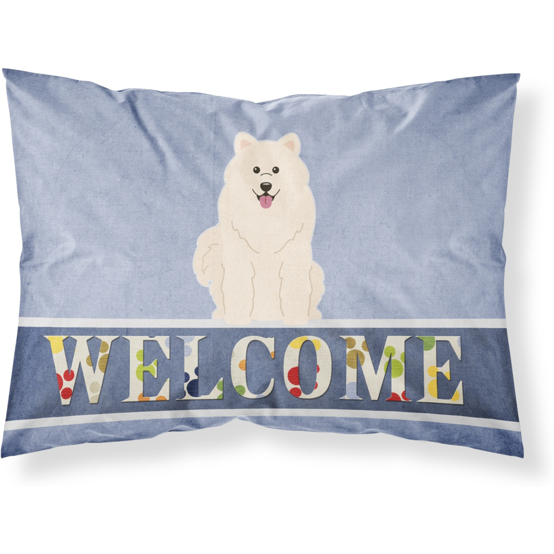 &quotCaroline's Treasures Samoyed Welcome Pillowcase, Standard,"