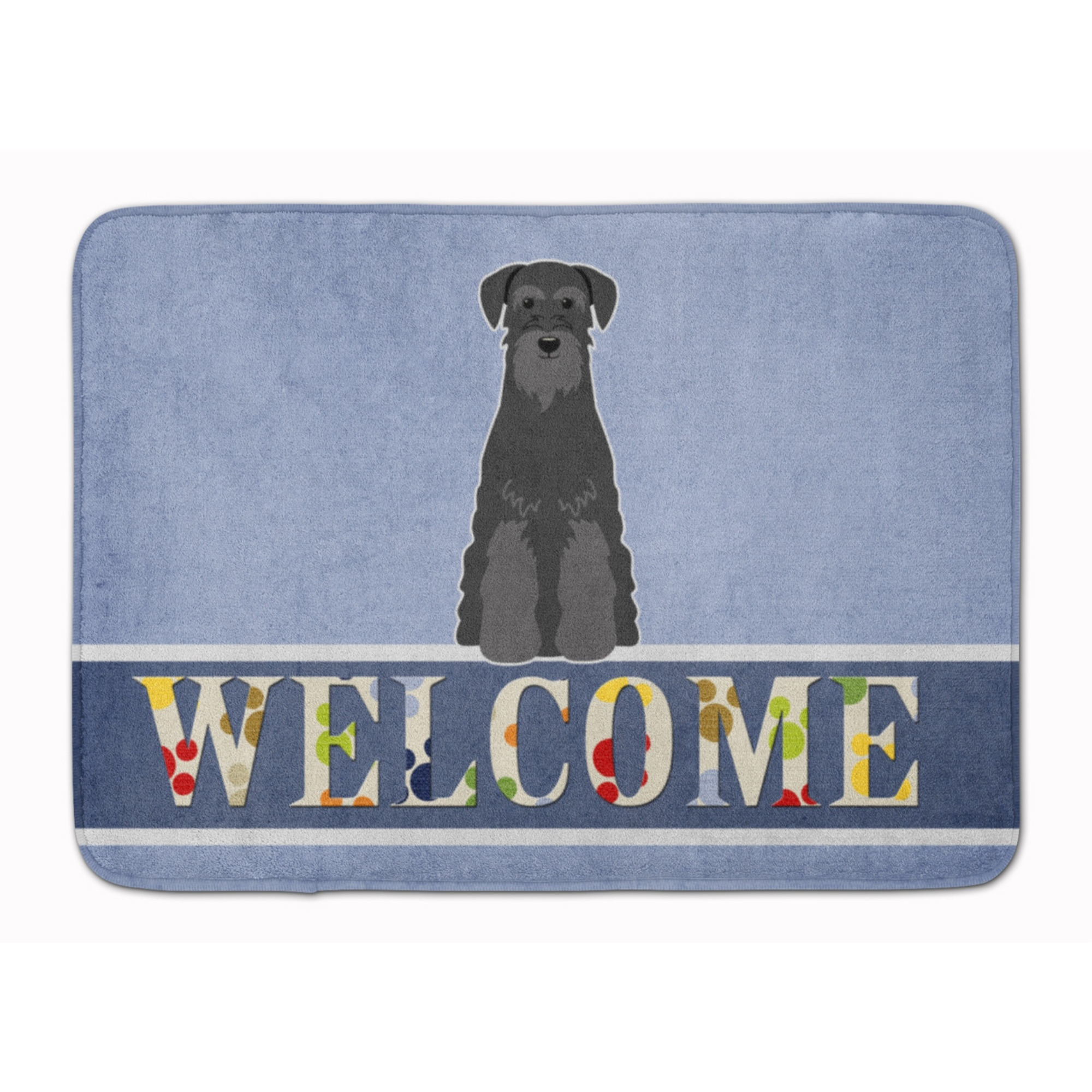 &quotCaroline's Treasures Standard Schnauzer Black Welcome Floor Mat, 19 x 27, Multicolor"