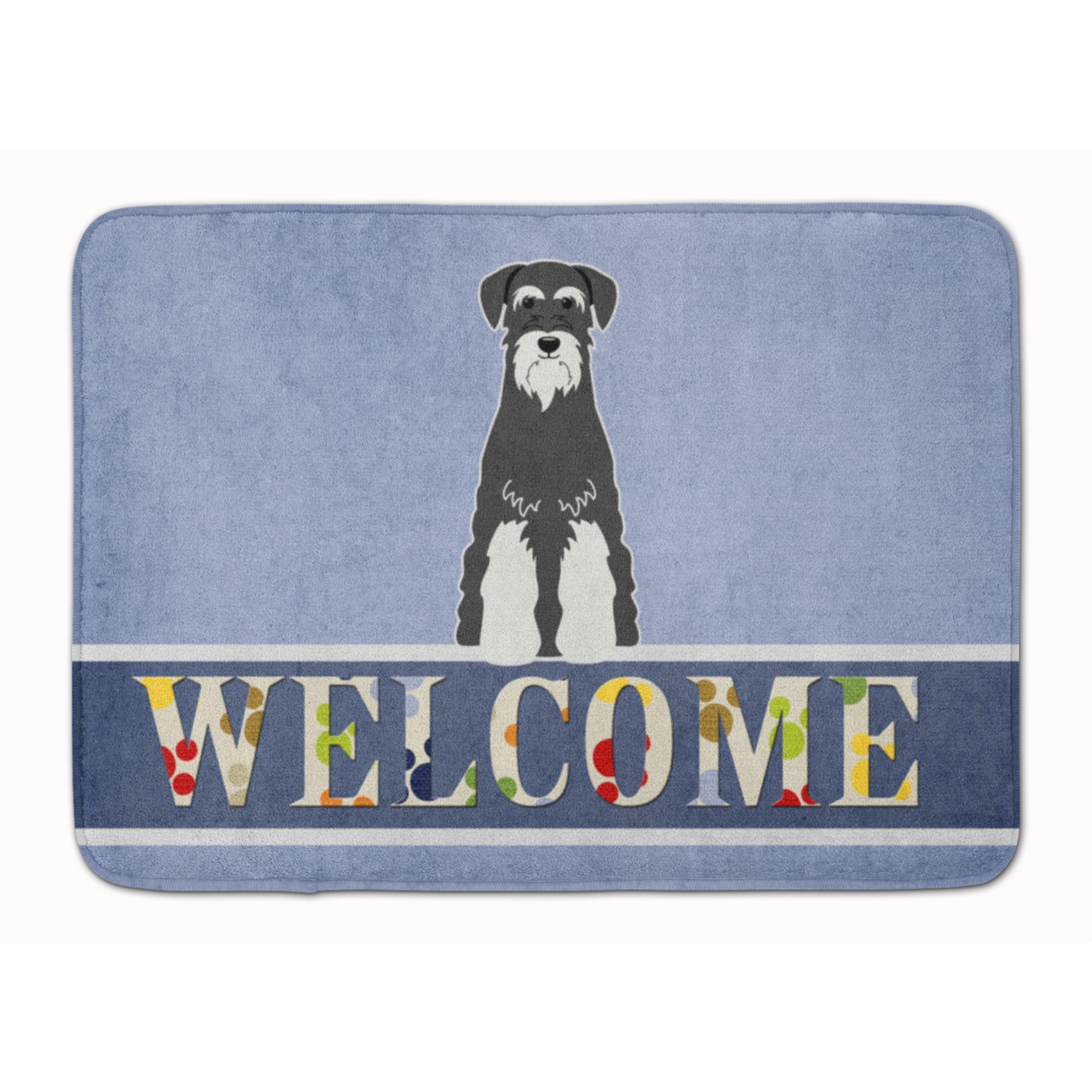 &quotCaroline's Treasures Standard Schnauzer Salt and Pepper Floor Mat, 19 x 27, Multicolor"