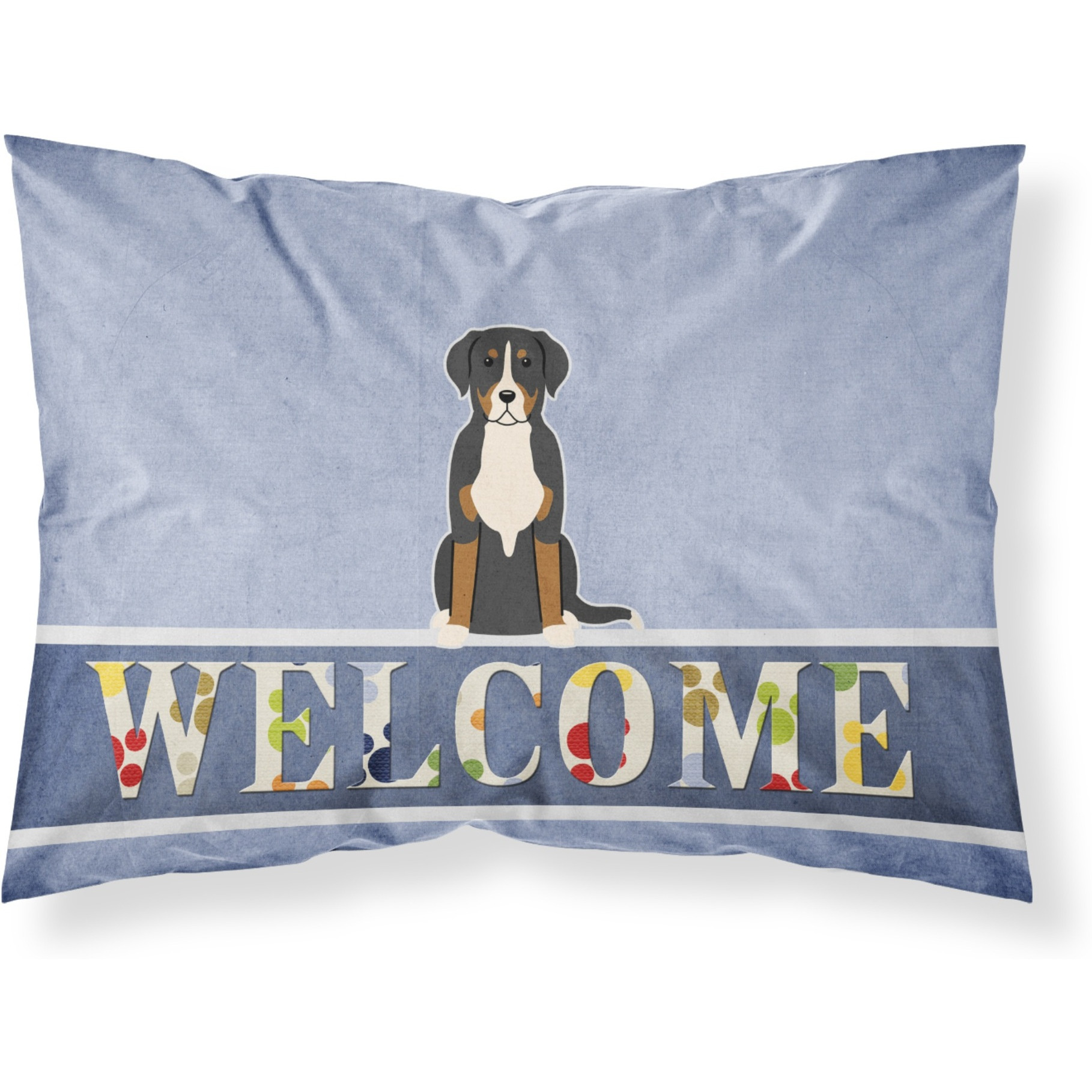 &quotCaroline's Treasures Greater Swiss Mountain Dog Welcome Pillowcase, Standard,"