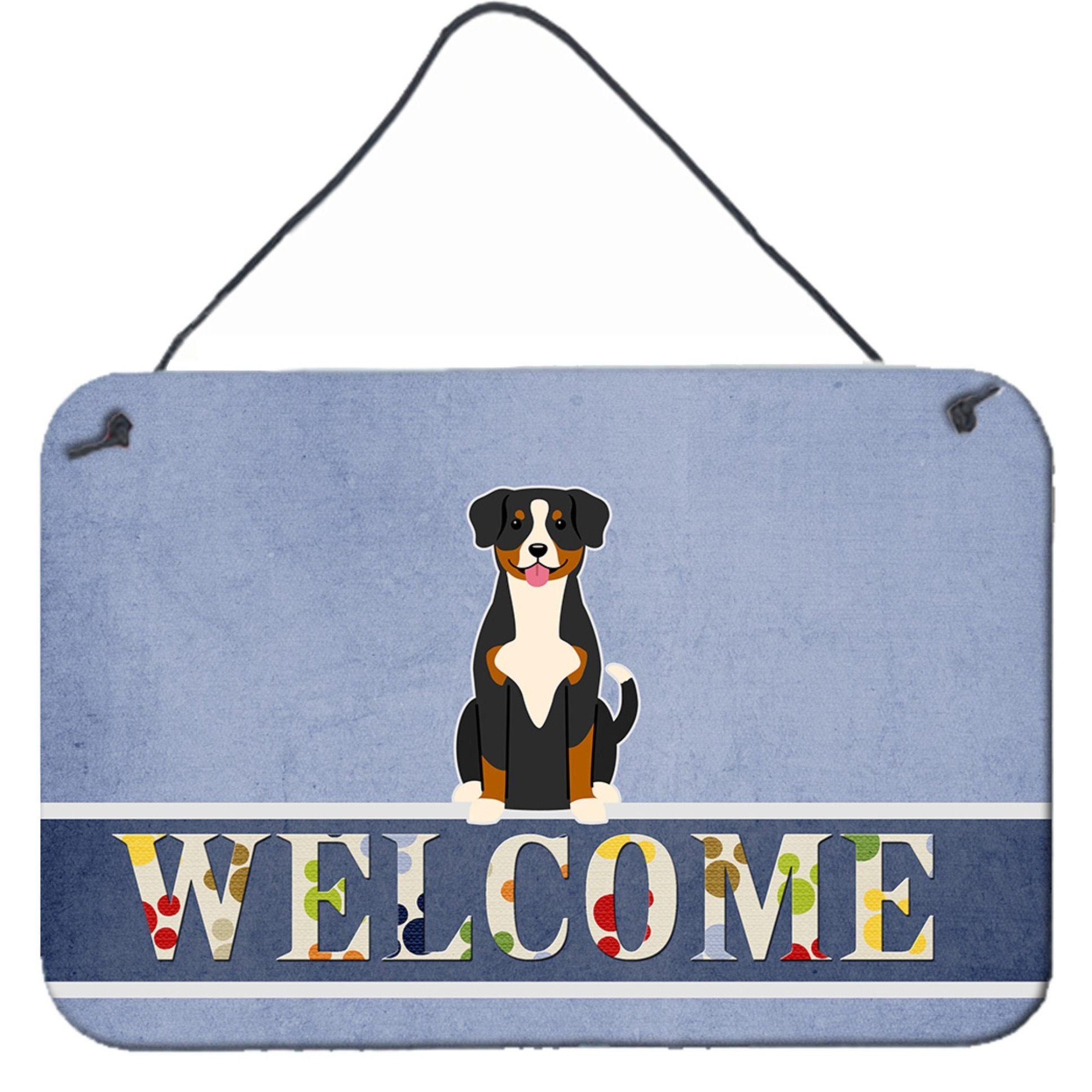 &quotCaroline's Treasures Entlebucher Welcome Metal Print, 8 x 12, Multicolor"