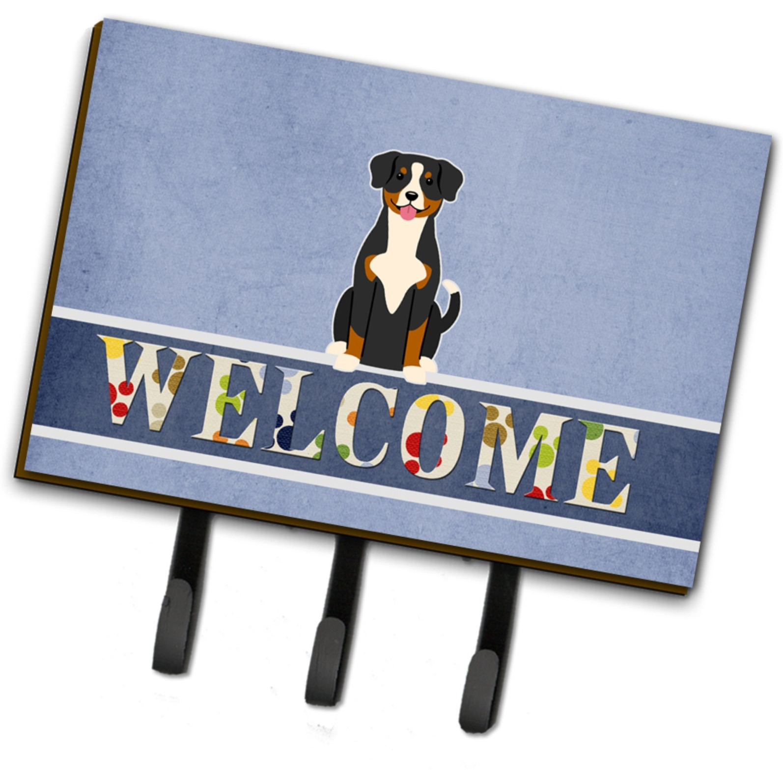 &quotCaroline's Treasures Entlebucher Welcome Wall Hook, Triple, Multicolor"