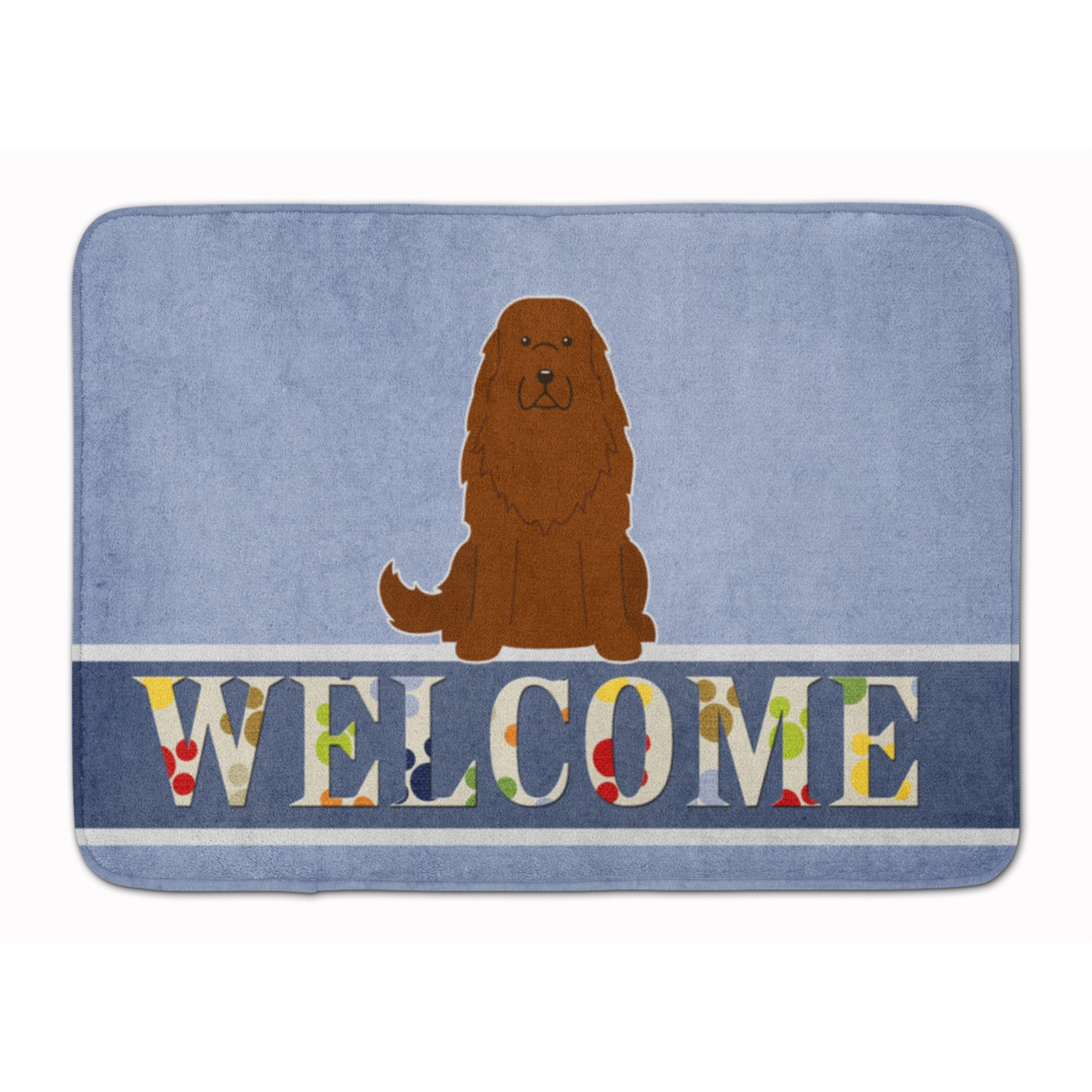 &quotCaroline's Treasures Caucasian Shepherd Dog Welcome Floor Mat, 19 x 27, Multicolor"