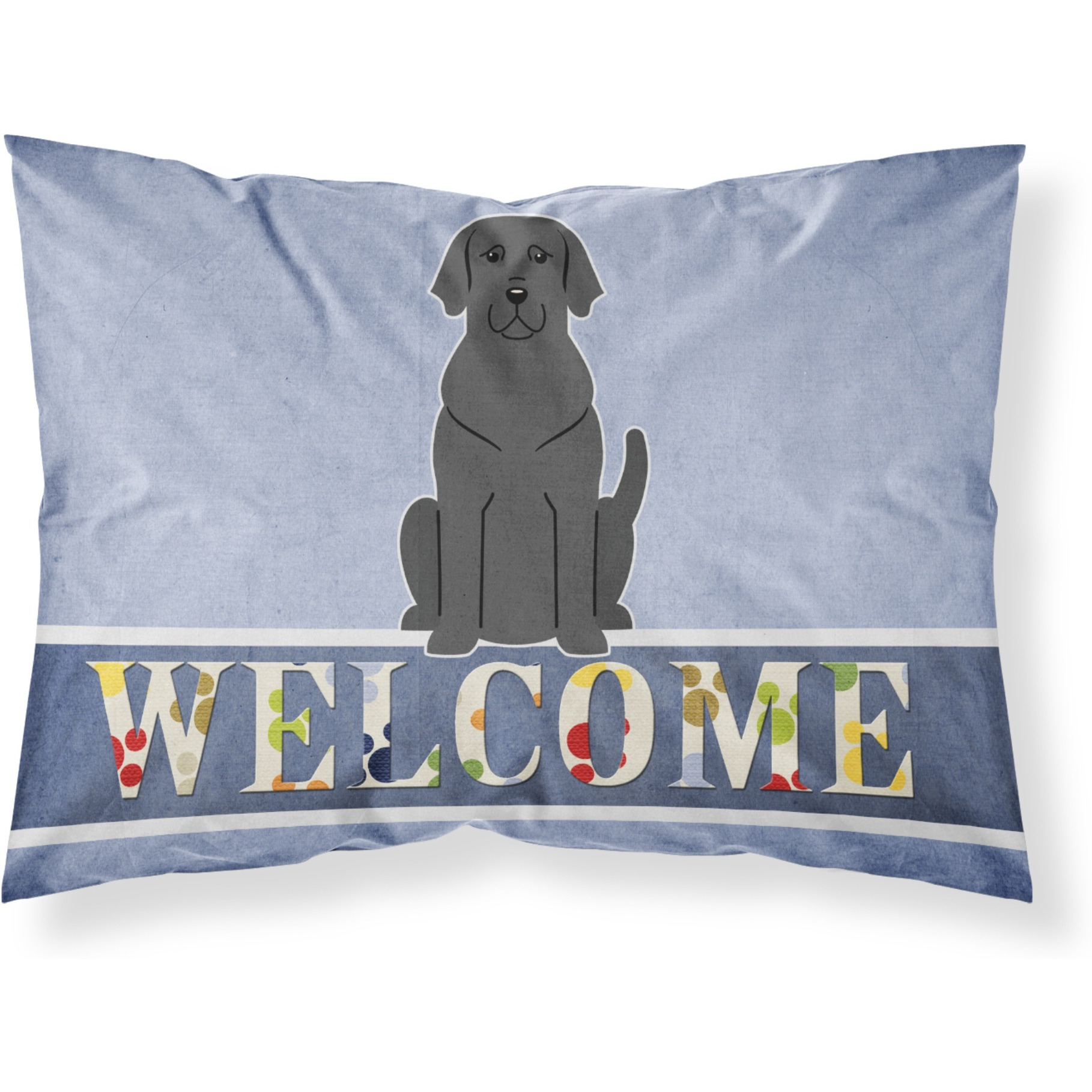 &quotCaroline's Treasures Welcome Black Labrador Pillowcase, Standard"