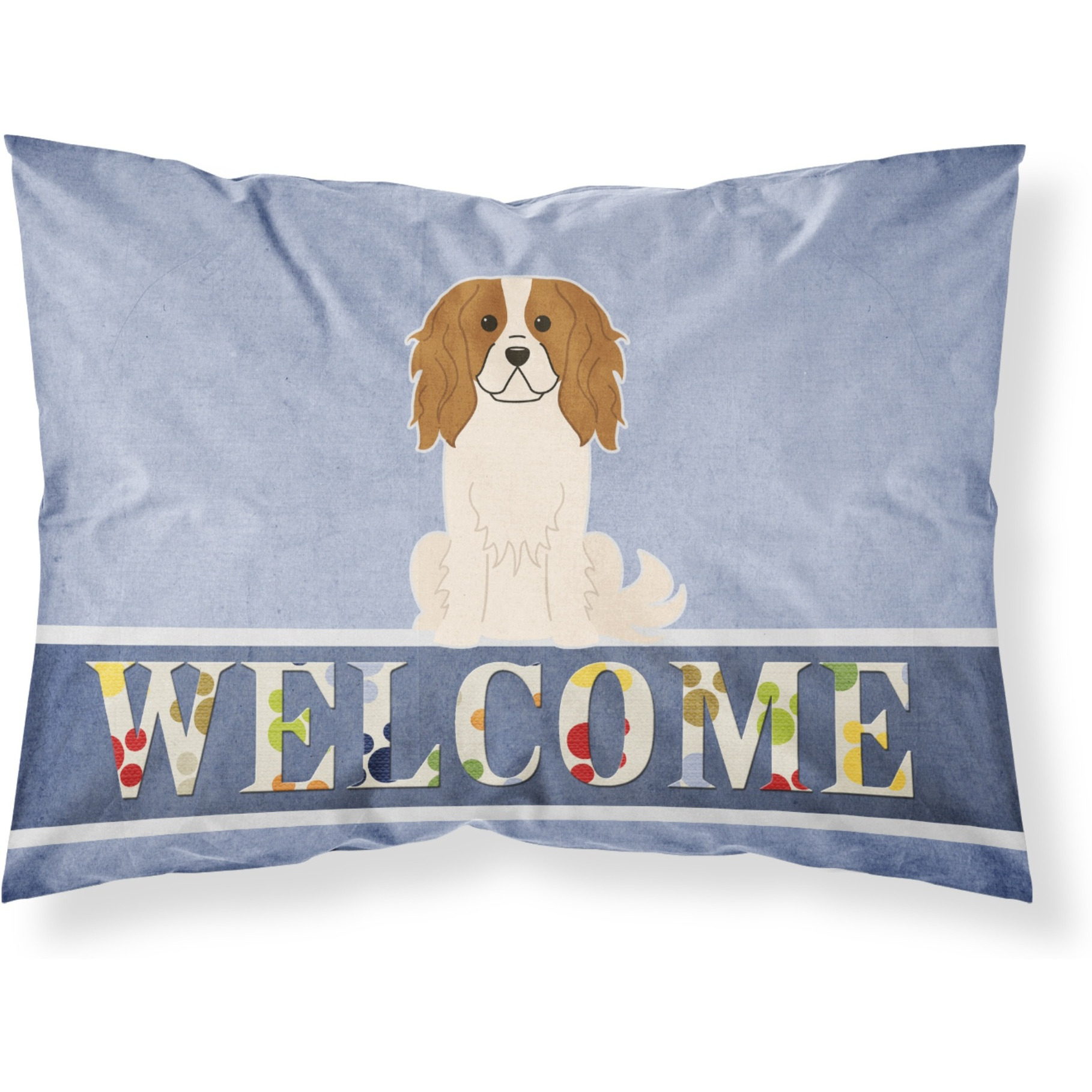 &quotCaroline's Treasures Welcome Cavalier Spaniel Pillowcase, Standard"