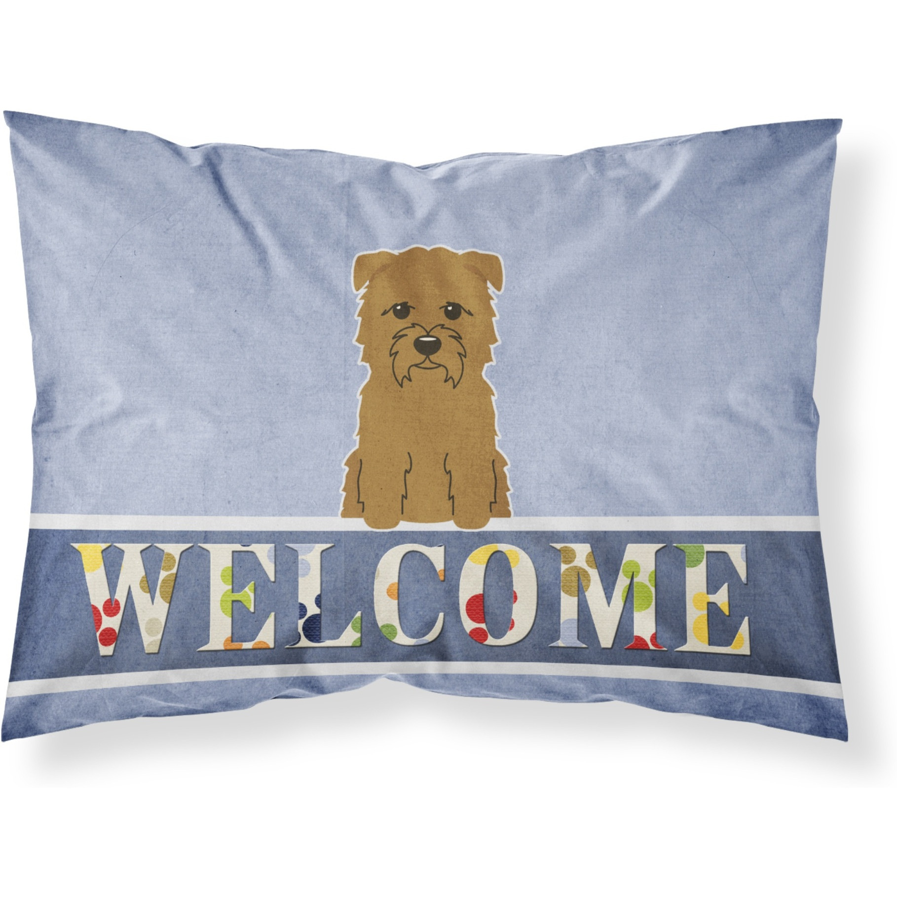 &quotCaroline's Treasures Glen of Imal Tan Welcome Pillowcase, Standard,"