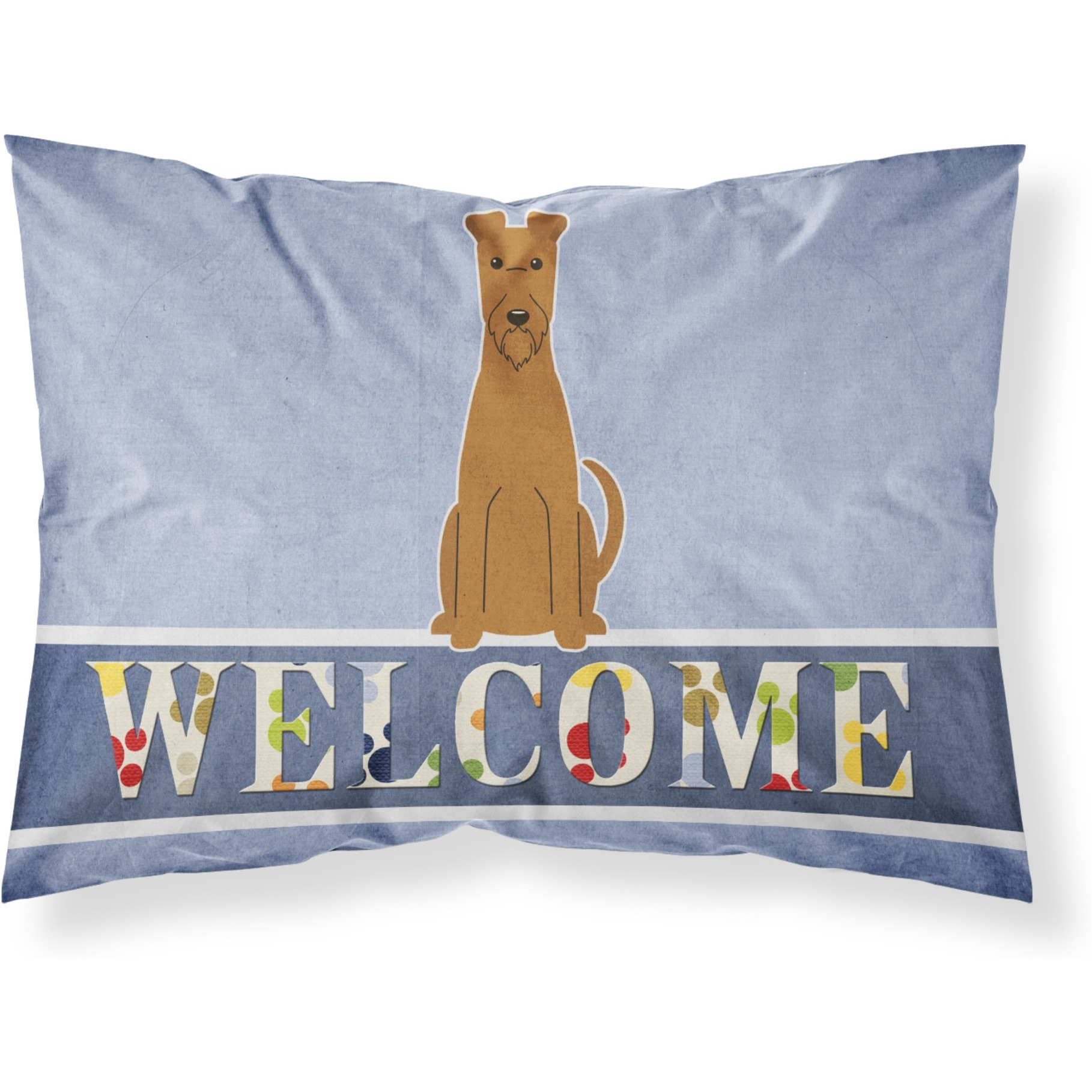 &quotCaroline's Treasures Irish Terrier Welcome Pillowcase, Standard,"