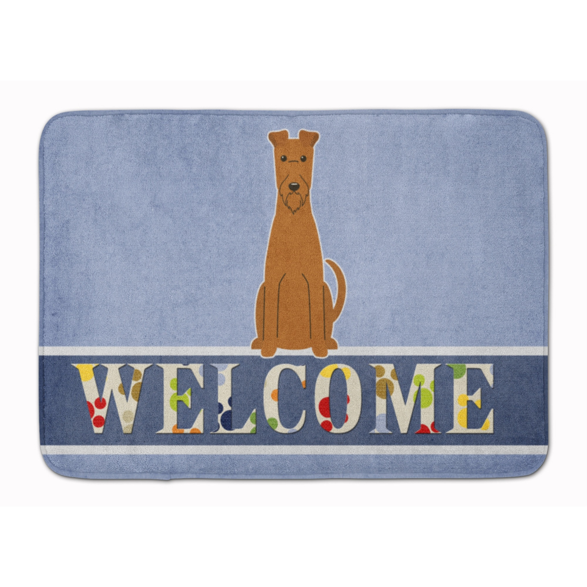 &quotCaroline's Treasures Irish Terrier Welcome Floor Mat, 19 x 27, Multicolor"