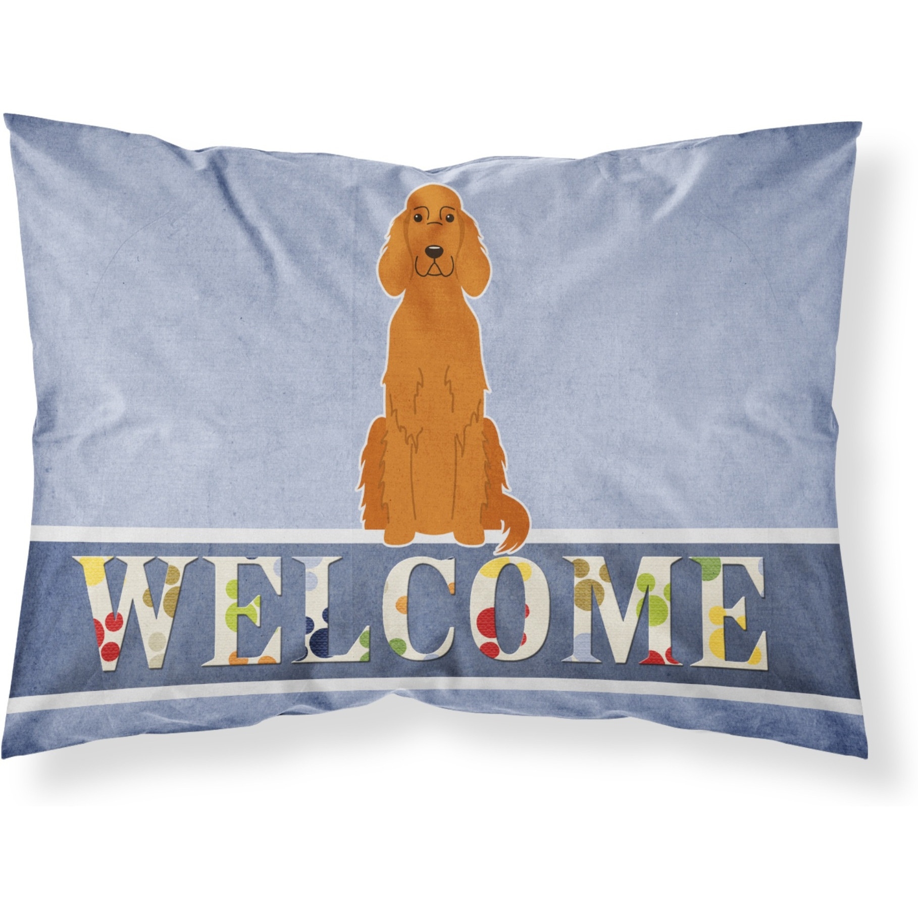 &quotCaroline's Treasures Irish Setter Welcome Pillowcase, Standard,"