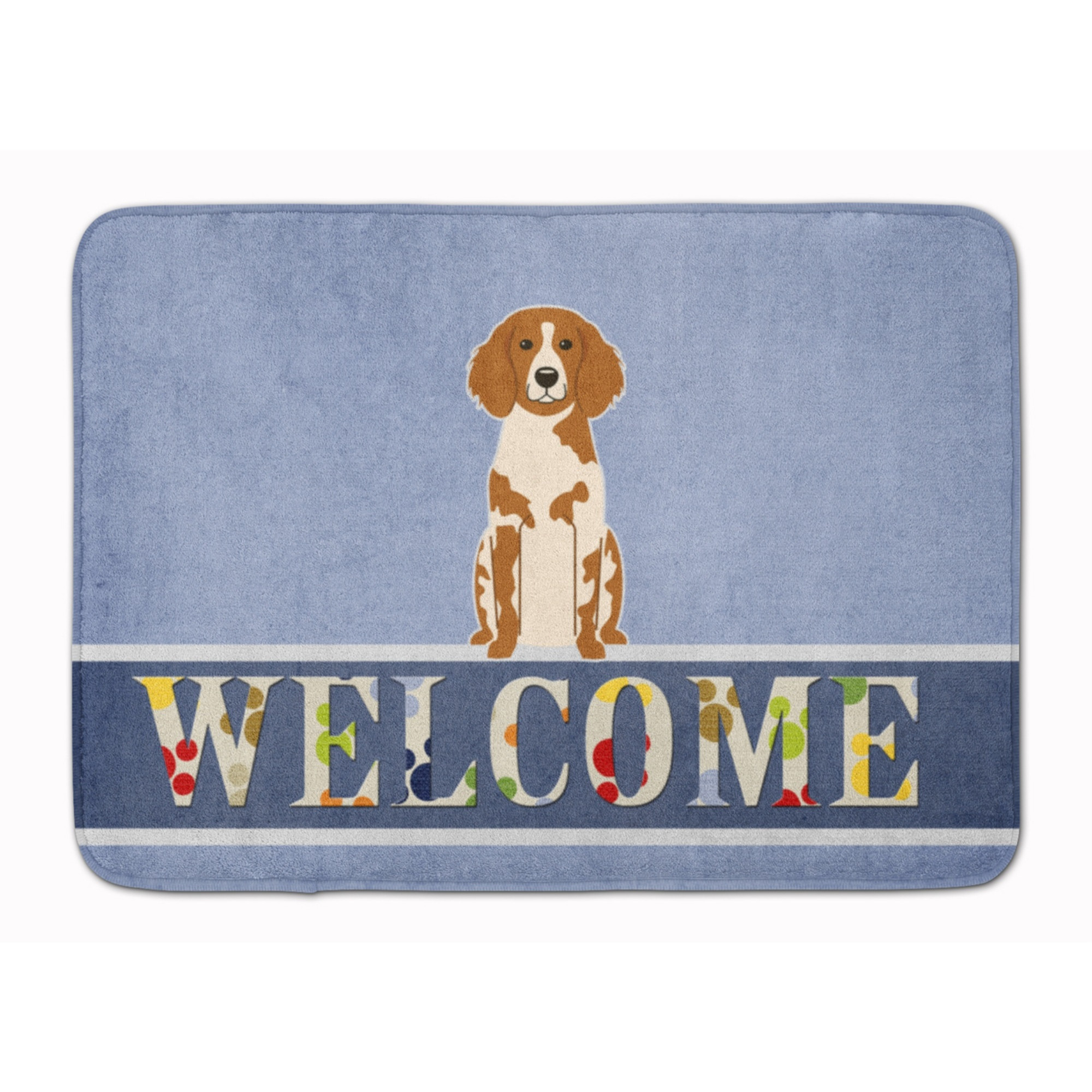 &quotCaroline's Treasures Brittany Spaniel Welcome Floor Mat, 19 x 27, Multicolor"