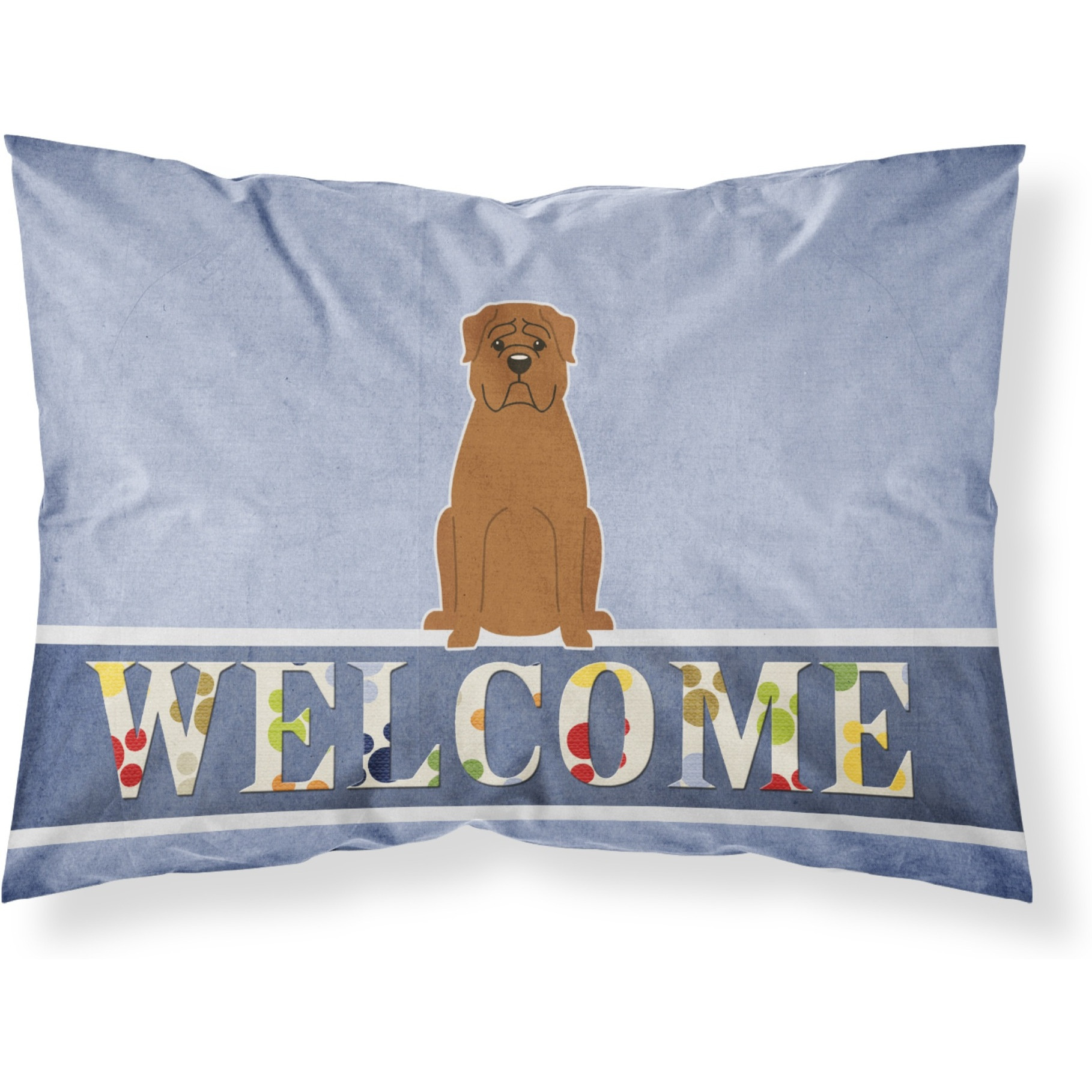 &quotCaroline's Treasures Dogue de Bourdeaux Welcome Pillowcase, Standard,"
