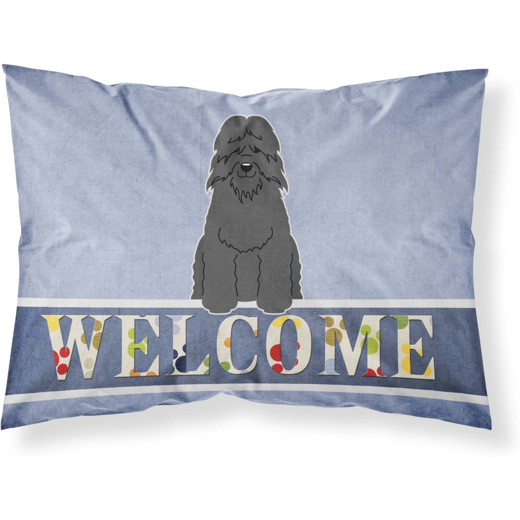 &quotCaroline's Treasures Welcome Bouvier des Flandres Pillowcase, Standard"