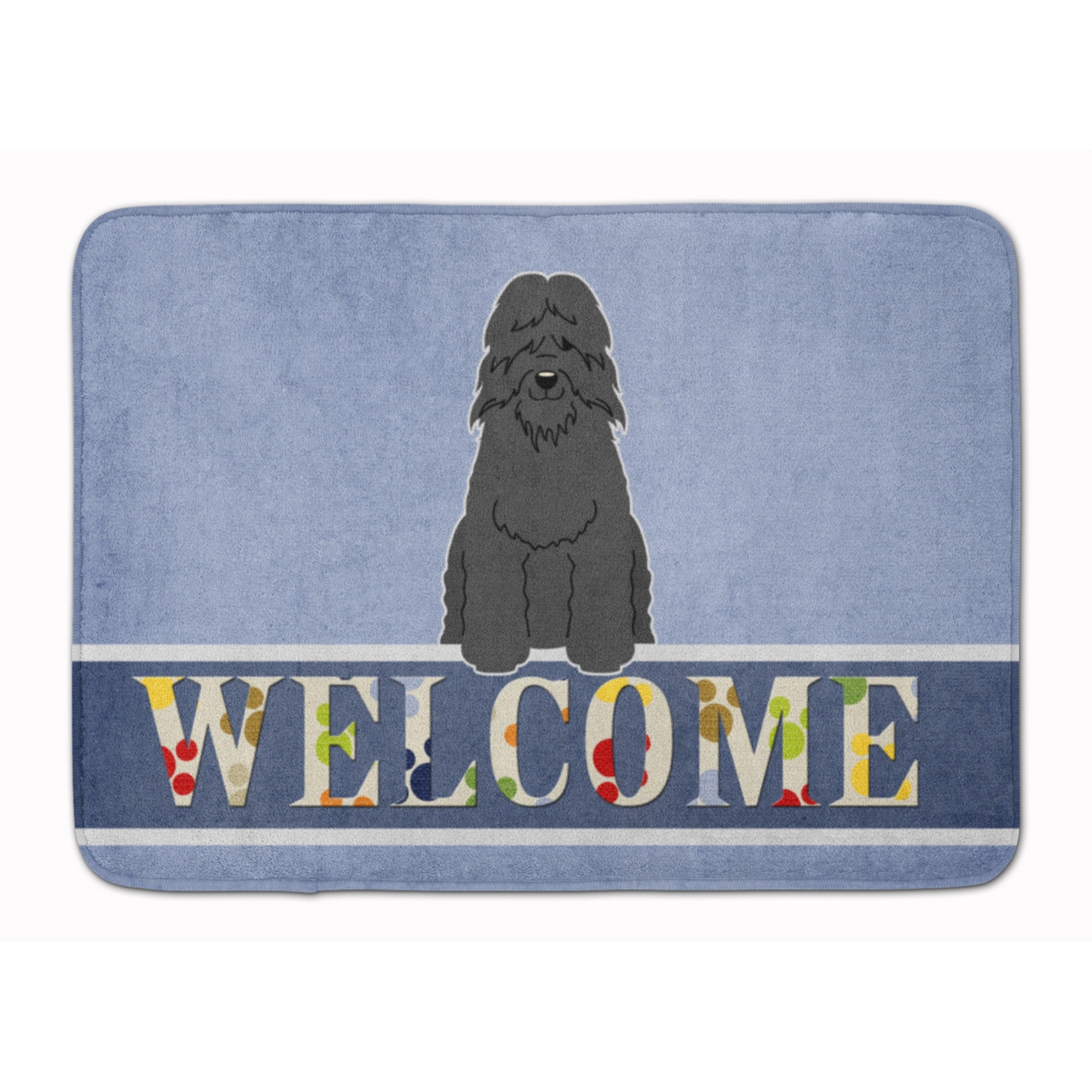 &quotCaroline's Treasures Bouvier des Flandres Welcome Floor Mat, 19 x 27, Multicolor"