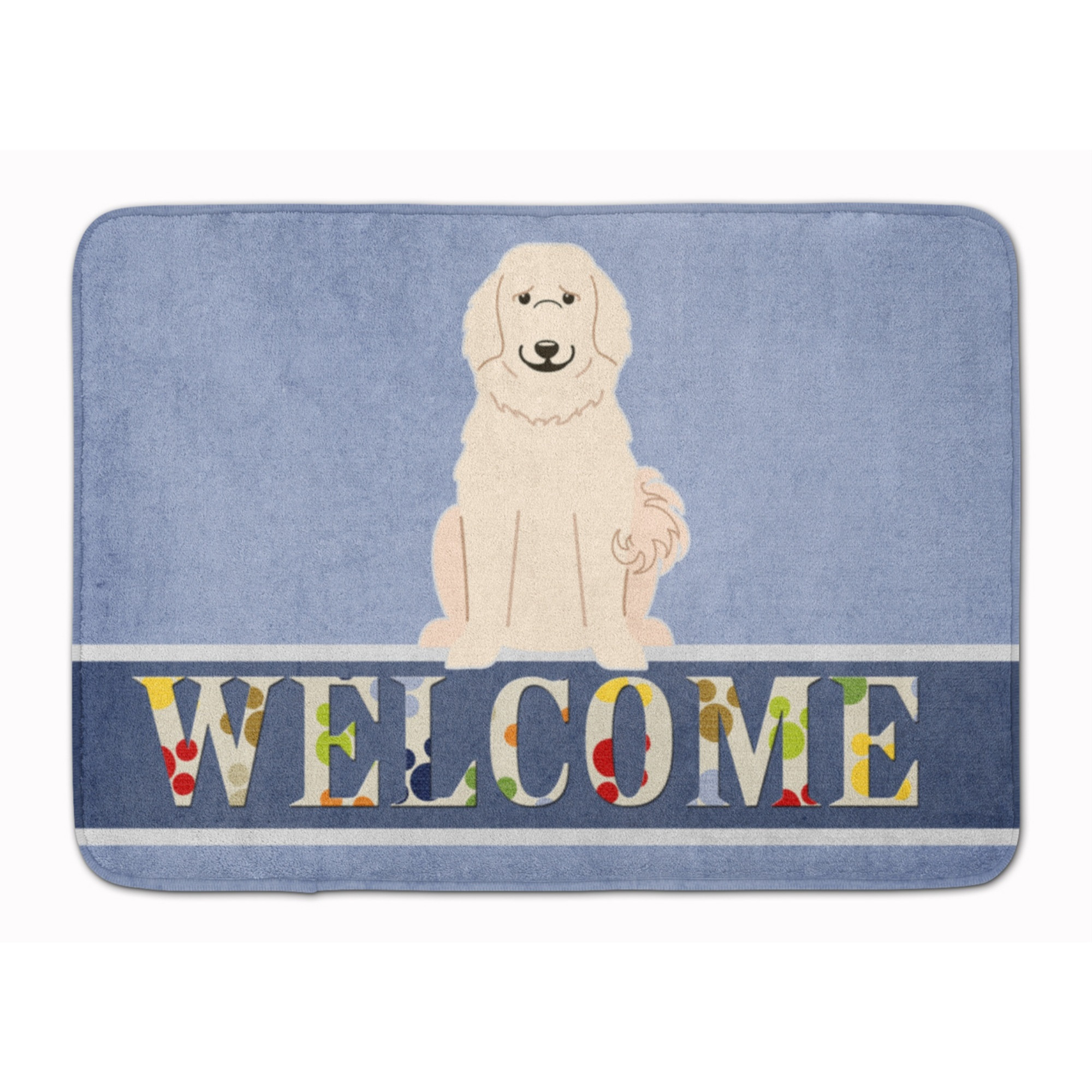 &quotCaroline's Treasures Pyrenese Welcome Floor Mat, 19 x 27, Multicolor"
