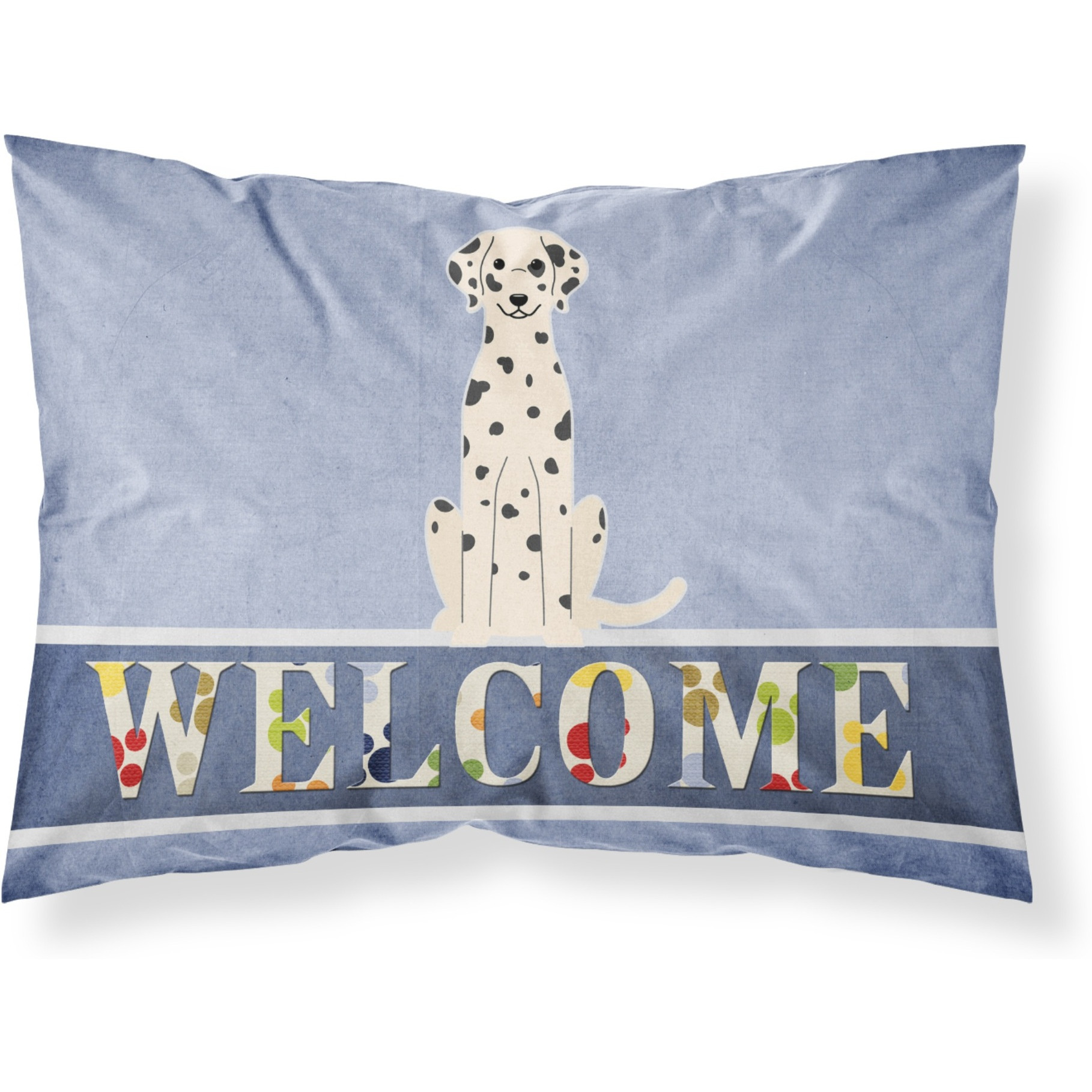 &quotCaroline's Treasures Welcome Dalmatian Pillowcase, Standard"