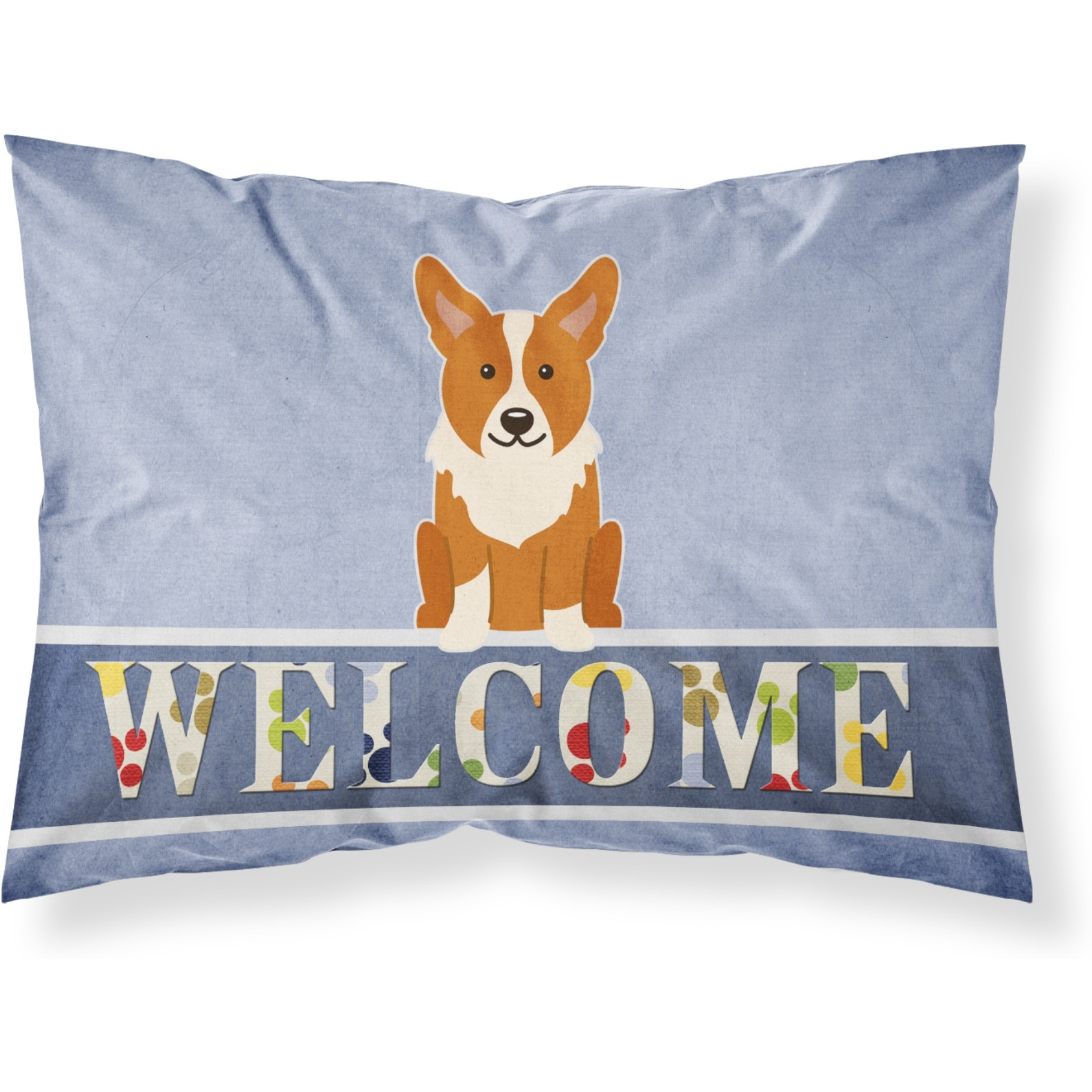 &quotCaroline's Treasures Corgi Welcome Pillowcase, Standard,"
