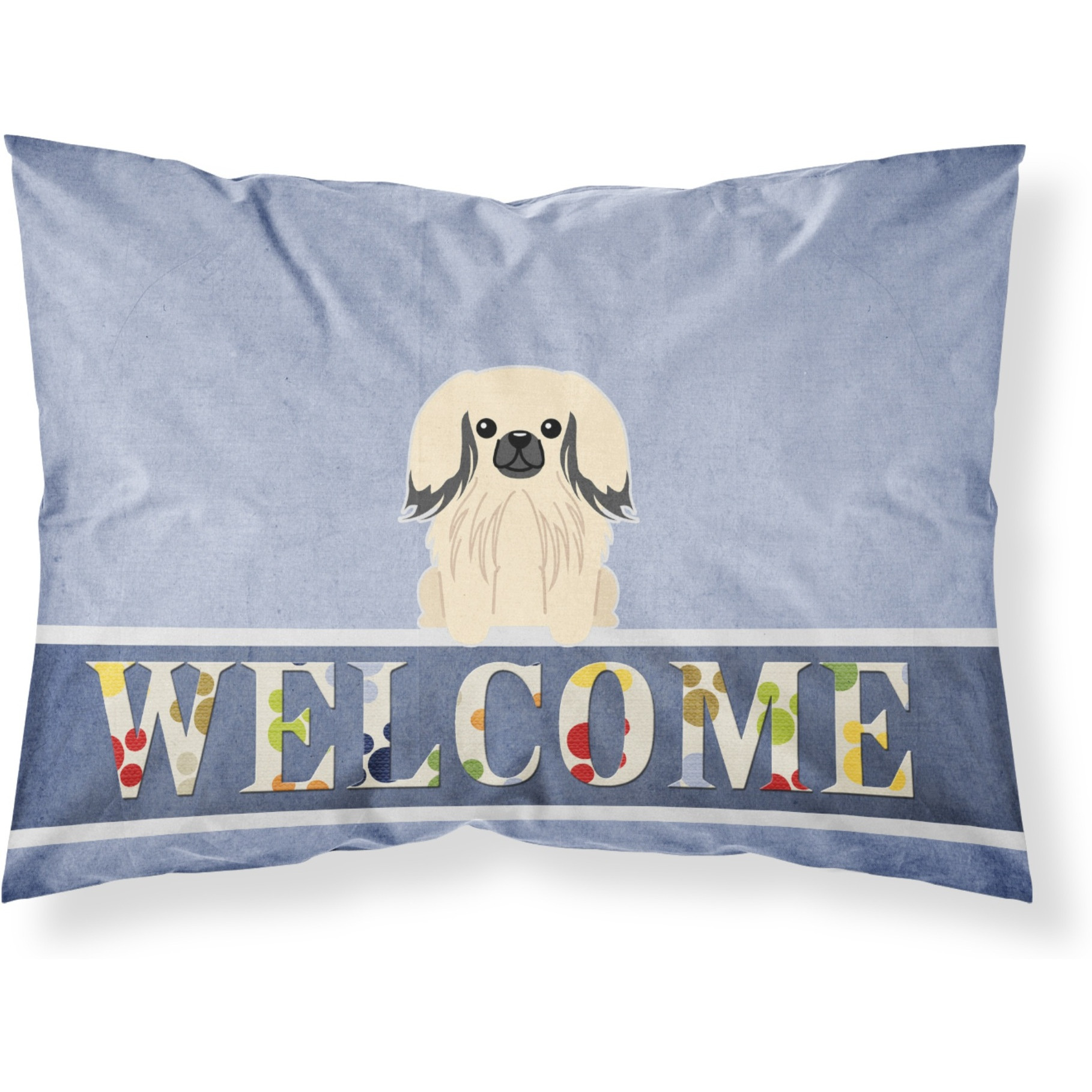 &quotCaroline's Treasures Pekingnese Cream Welcome Pillowcase, Standard,"