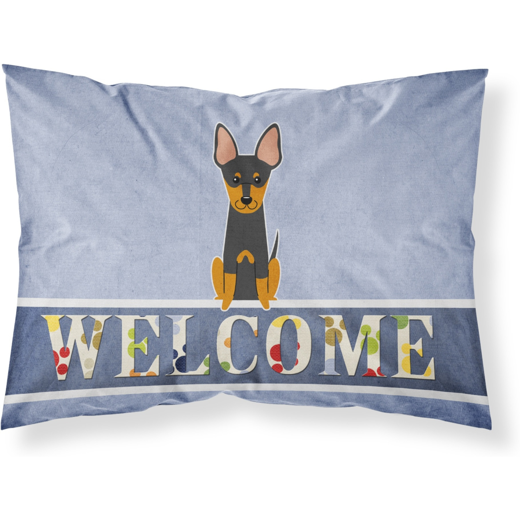 &quotCaroline's Treasures English Toy Terrier Welcome Pillowcase, Standard,"