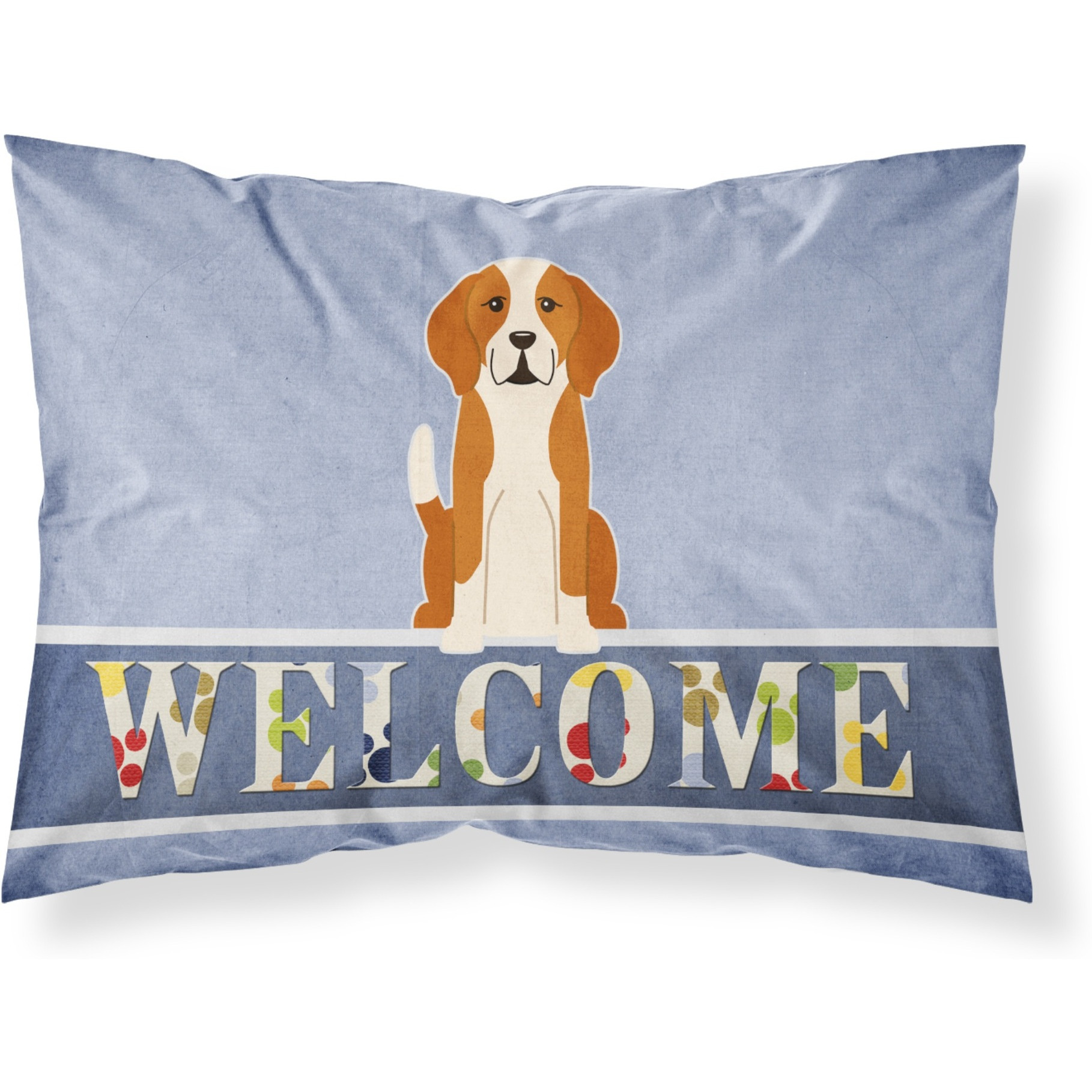 &quotCaroline's Treasures English Foxhound Welcome Pillowcase, Standard,"